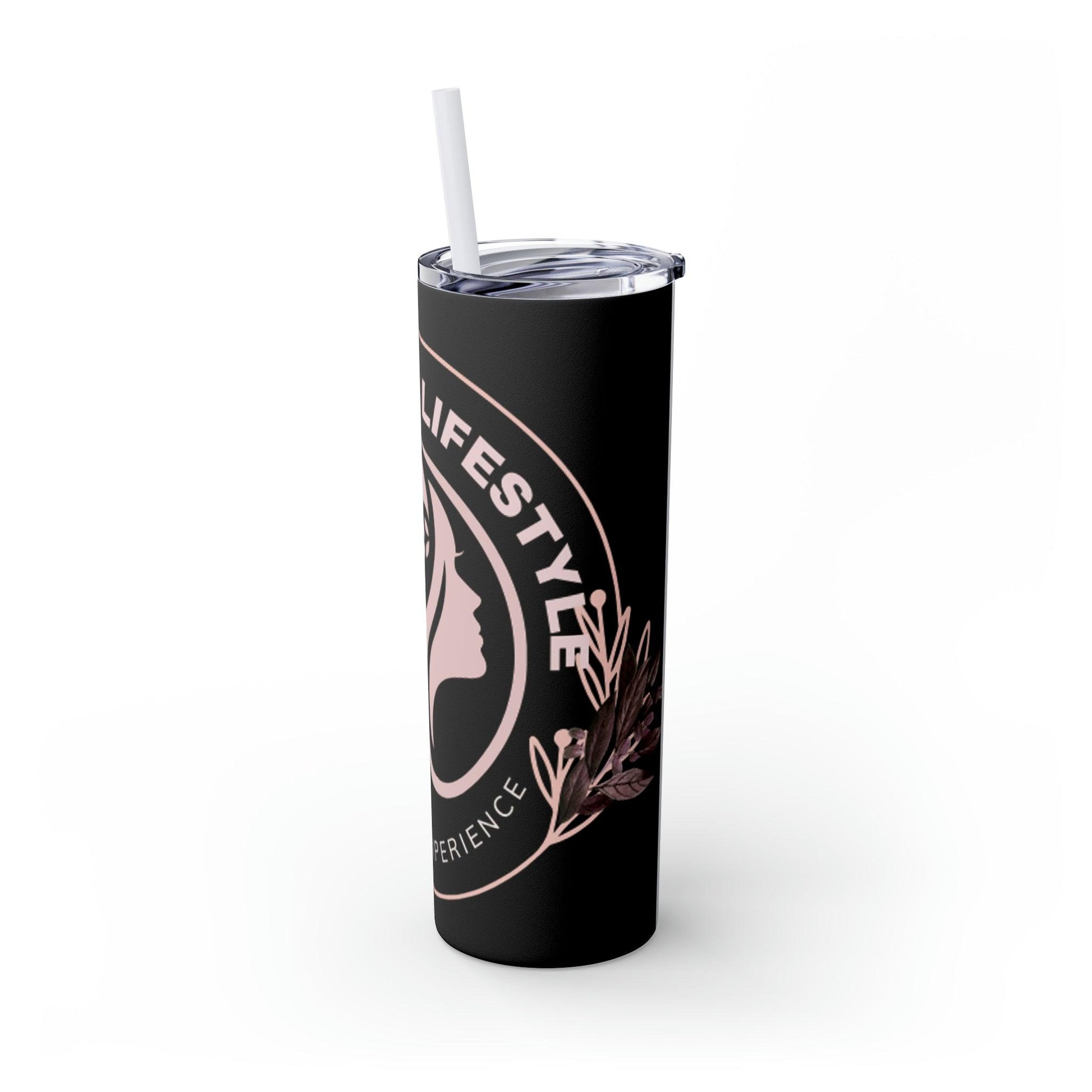 Coffeebre Lifestyle Skinny Tumbler with Straw, 20oz - COFFEEBRE