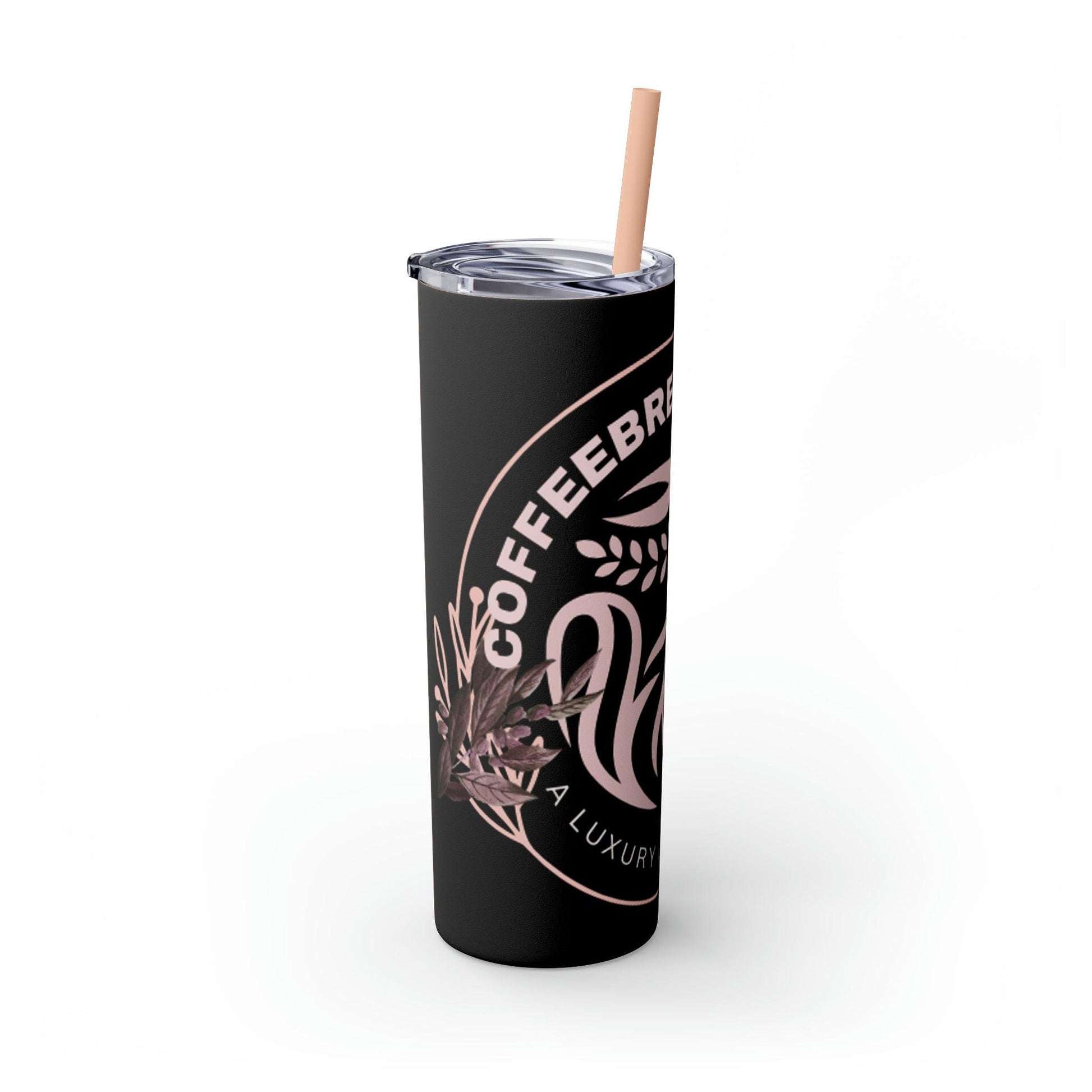 Coffeebre Lifestyle Skinny Tumbler with Straw, 20oz - COFFEEBRE