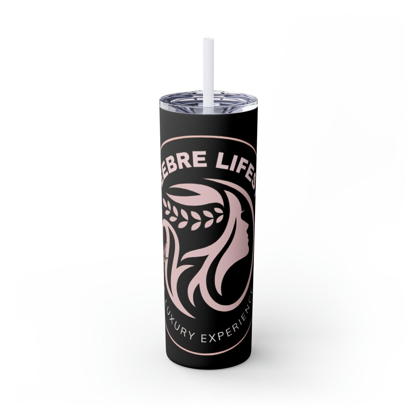 Coffeebre Lifestyle Skinny Tumbler with Straw, 20oz - COFFEEBRE