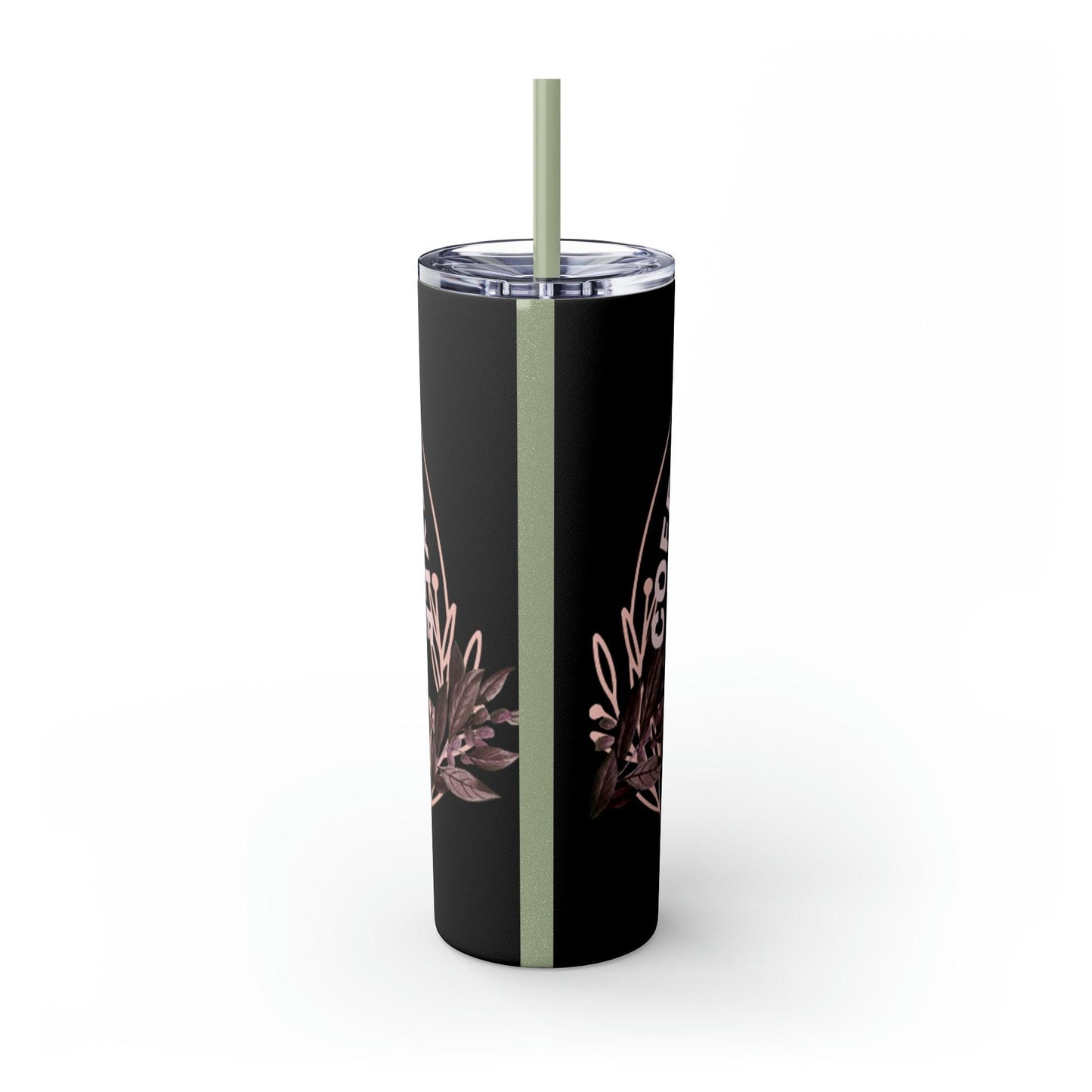 Coffeebre Lifestyle Skinny Tumbler with Straw, 20oz - COFFEEBRE