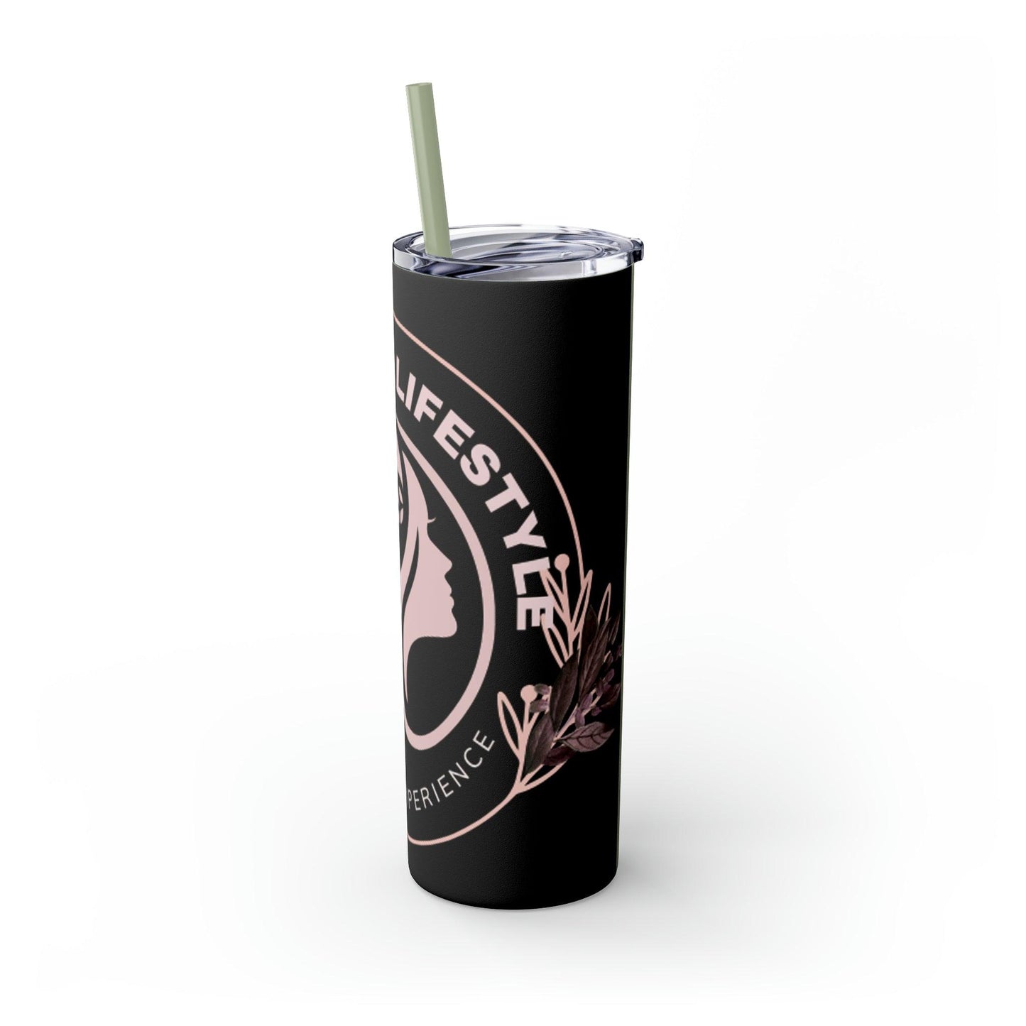 Coffeebre Lifestyle Skinny Tumbler with Straw, 20oz - COFFEEBRE