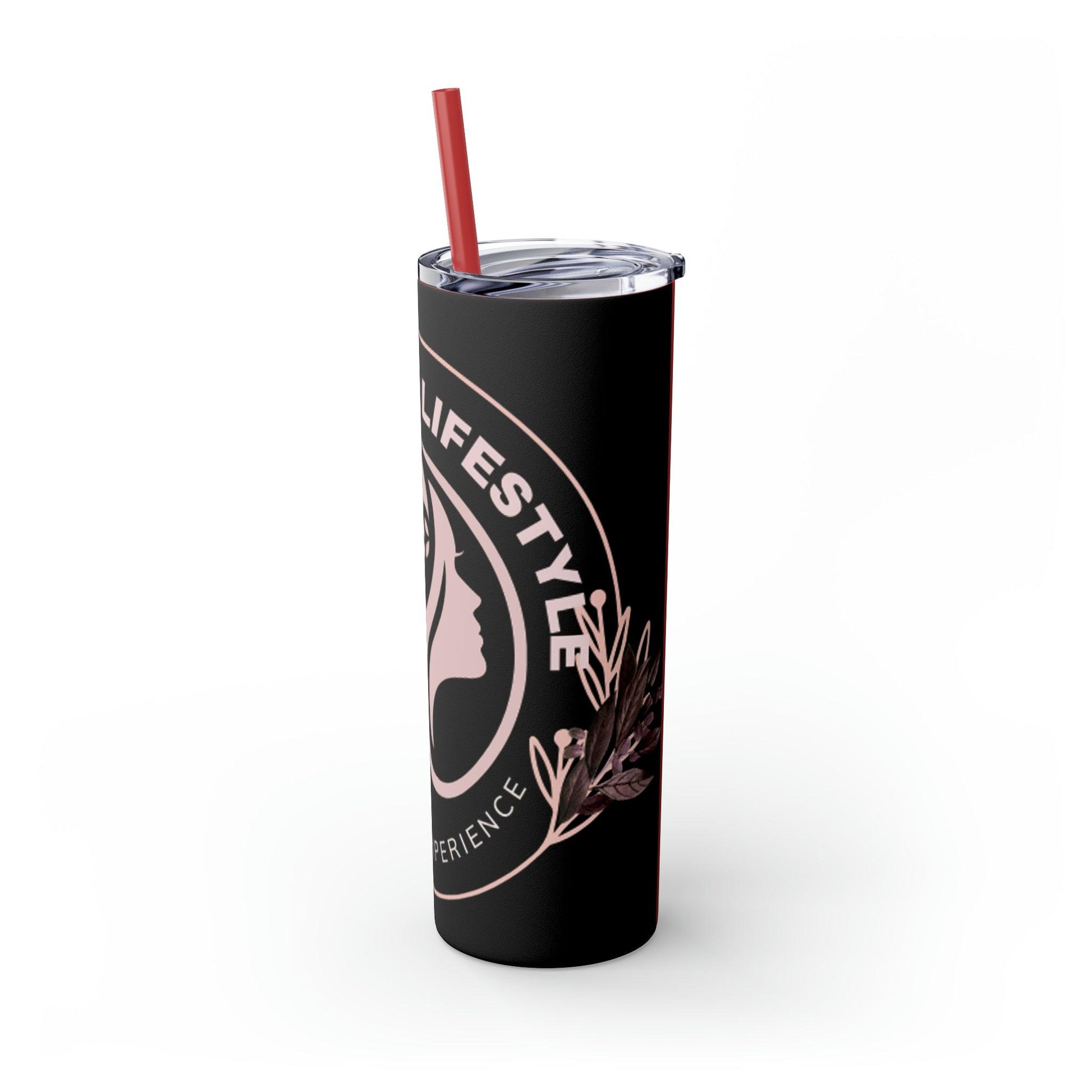 Coffeebre Lifestyle Skinny Tumbler with Straw, 20oz - COFFEEBRE
