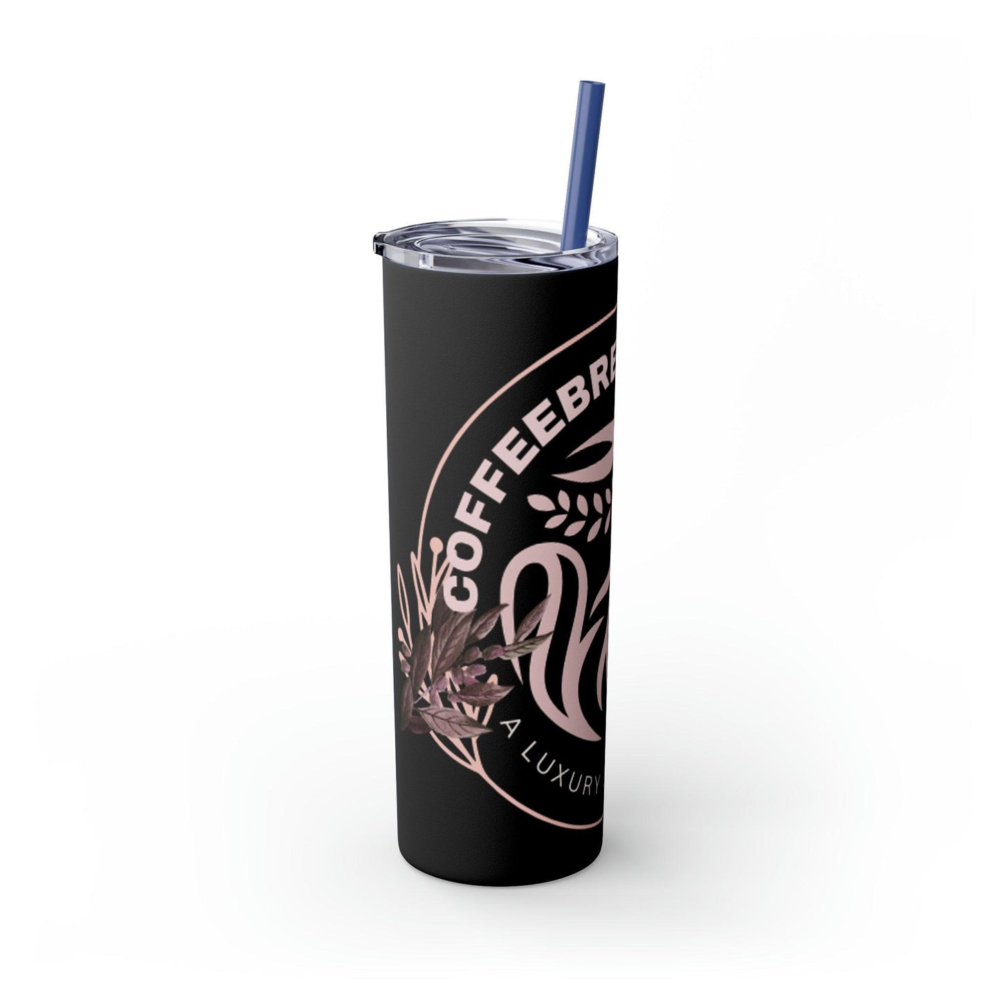 Coffeebre Lifestyle Skinny Tumbler with Straw, 20oz - COFFEEBRE