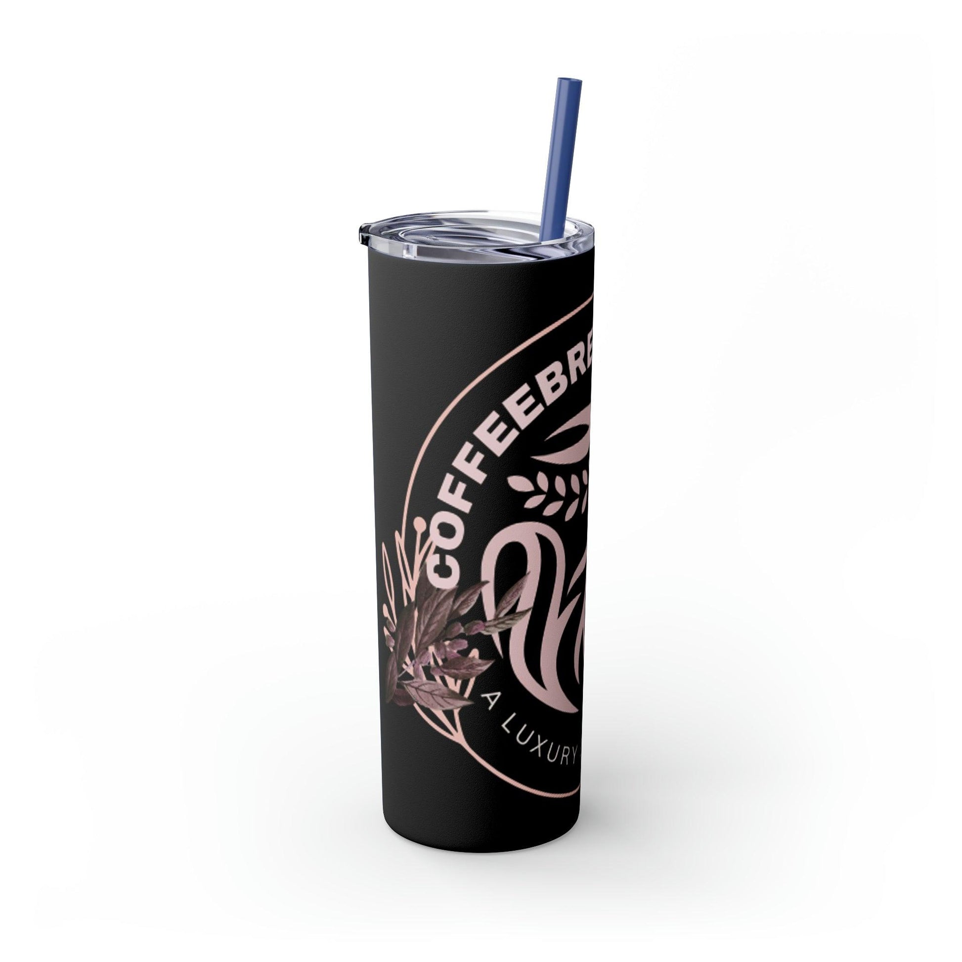 Coffeebre Lifestyle Skinny Tumbler with Straw, 20oz - COFFEEBRE