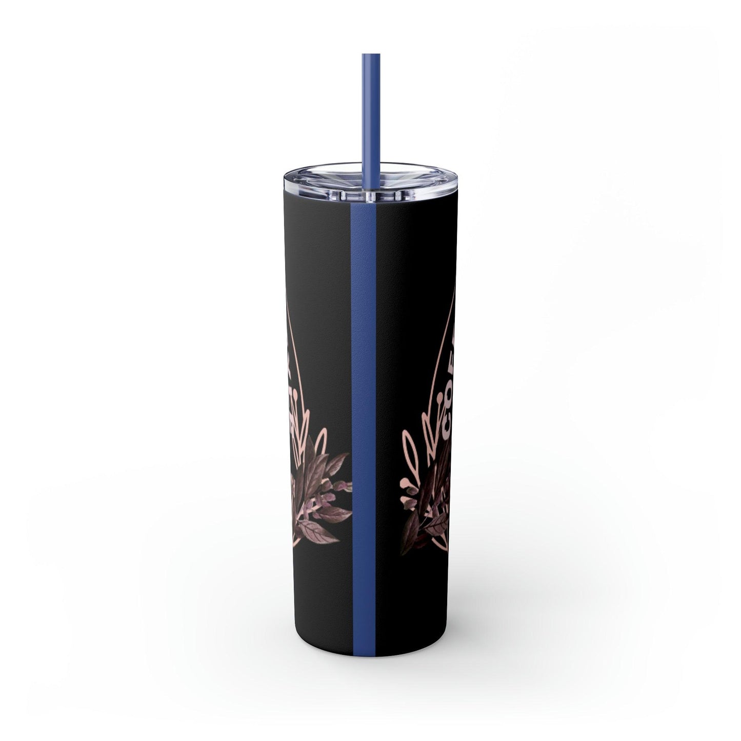 Coffeebre Lifestyle Skinny Tumbler with Straw, 20oz - COFFEEBRE