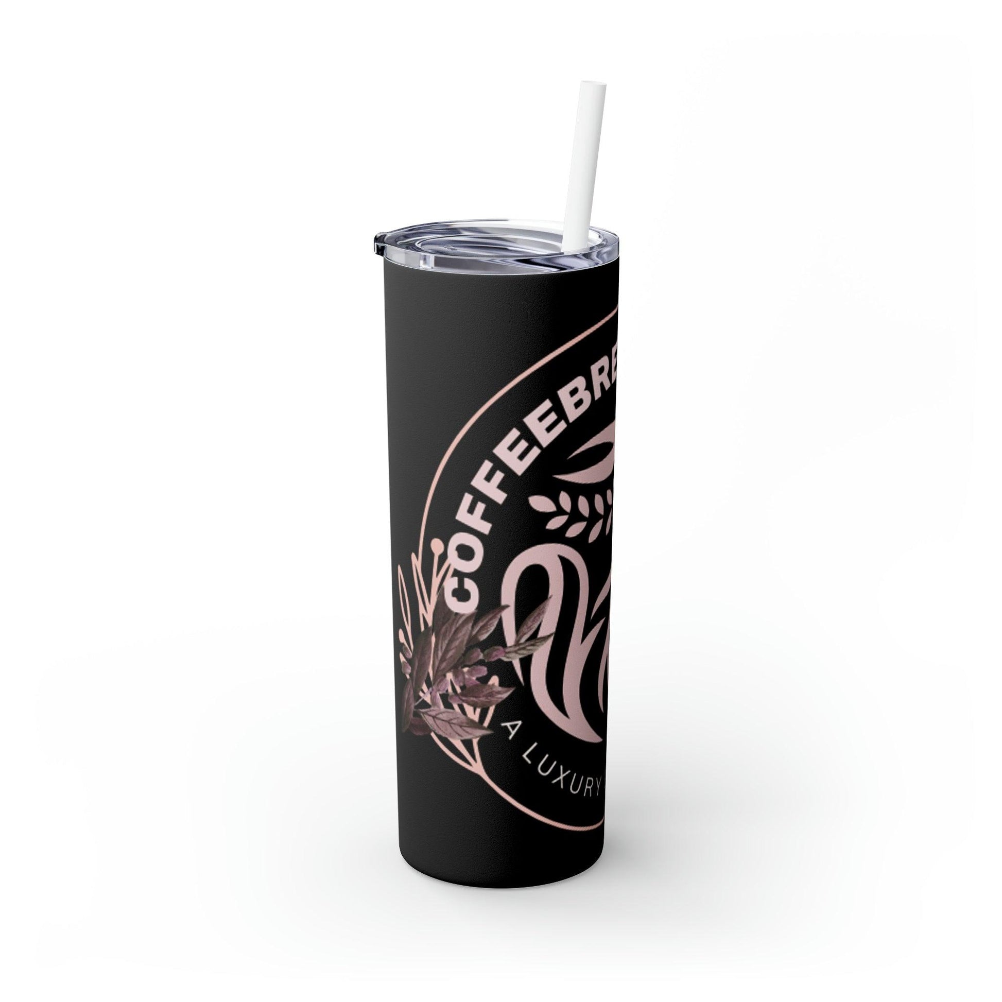 Coffeebre Lifestyle Skinny Tumbler with Straw, 20oz - COFFEEBRE