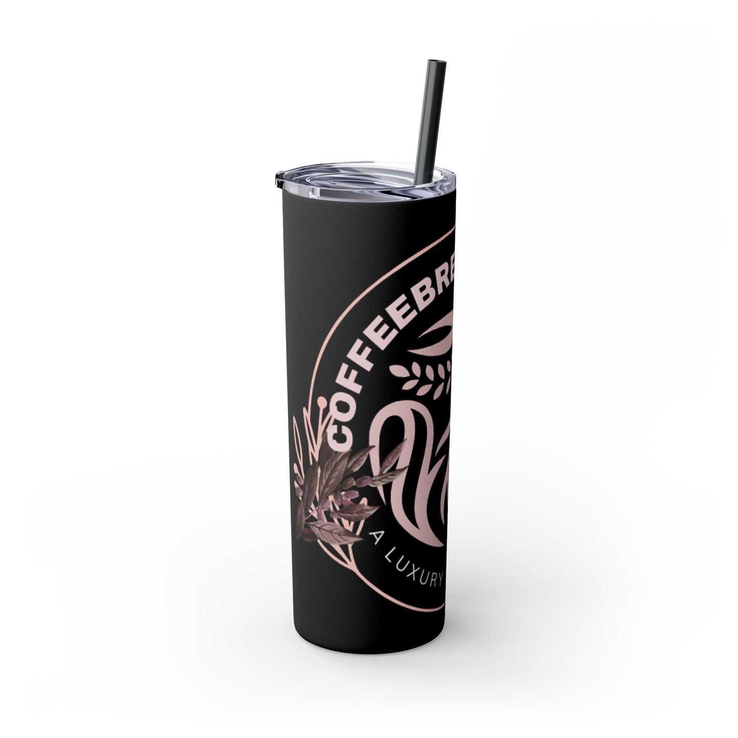 Coffeebre Lifestyle Skinny Tumbler with Straw, 20oz - COFFEEBRE