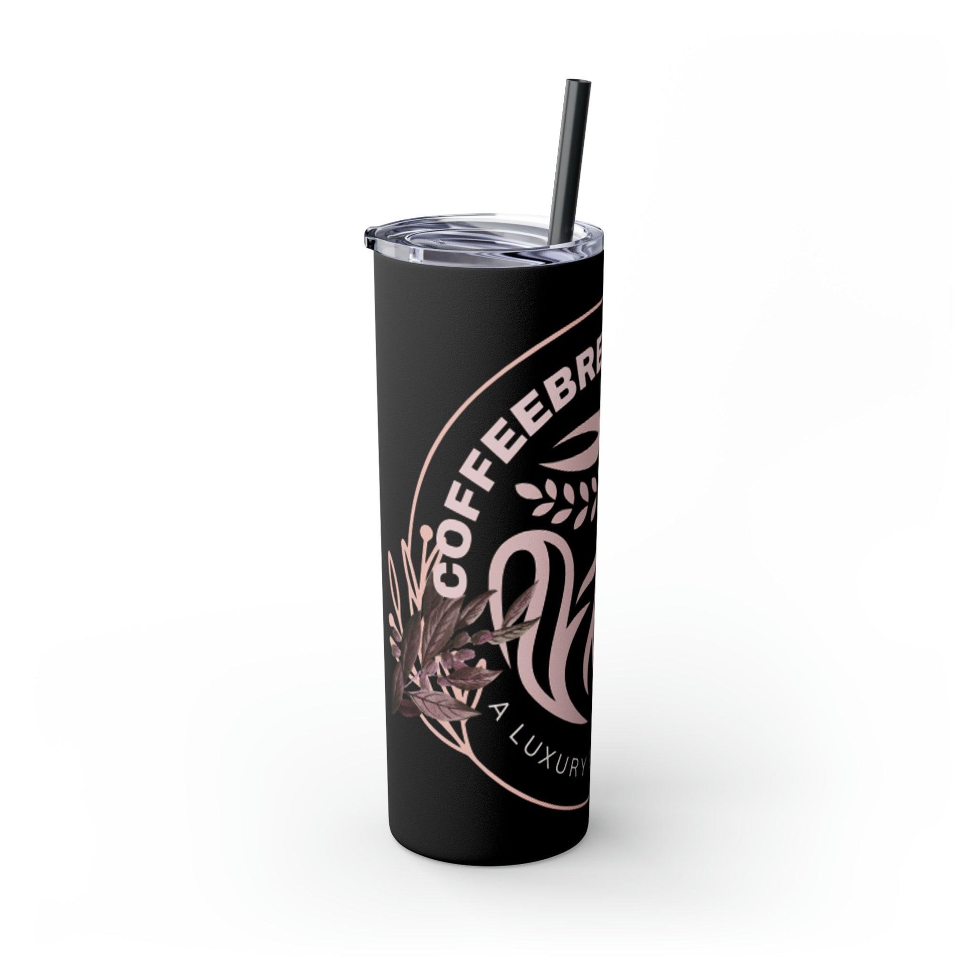 Coffeebre Lifestyle Skinny Tumbler with Straw, 20oz - COFFEEBRE
