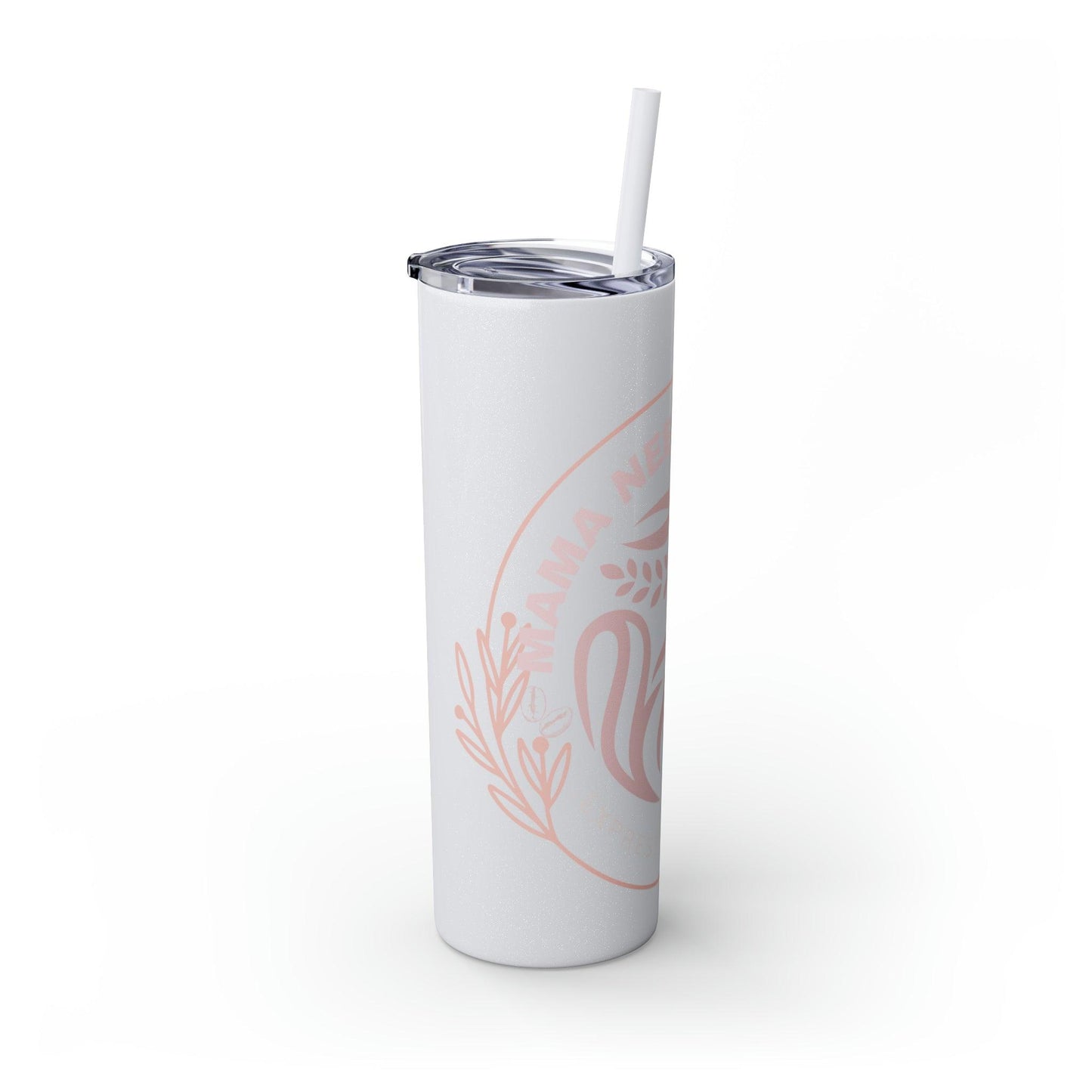 Coffeebre Skinny Mama Needs Coffee Tumbler with Straw, 20oz - COFFEEBRE