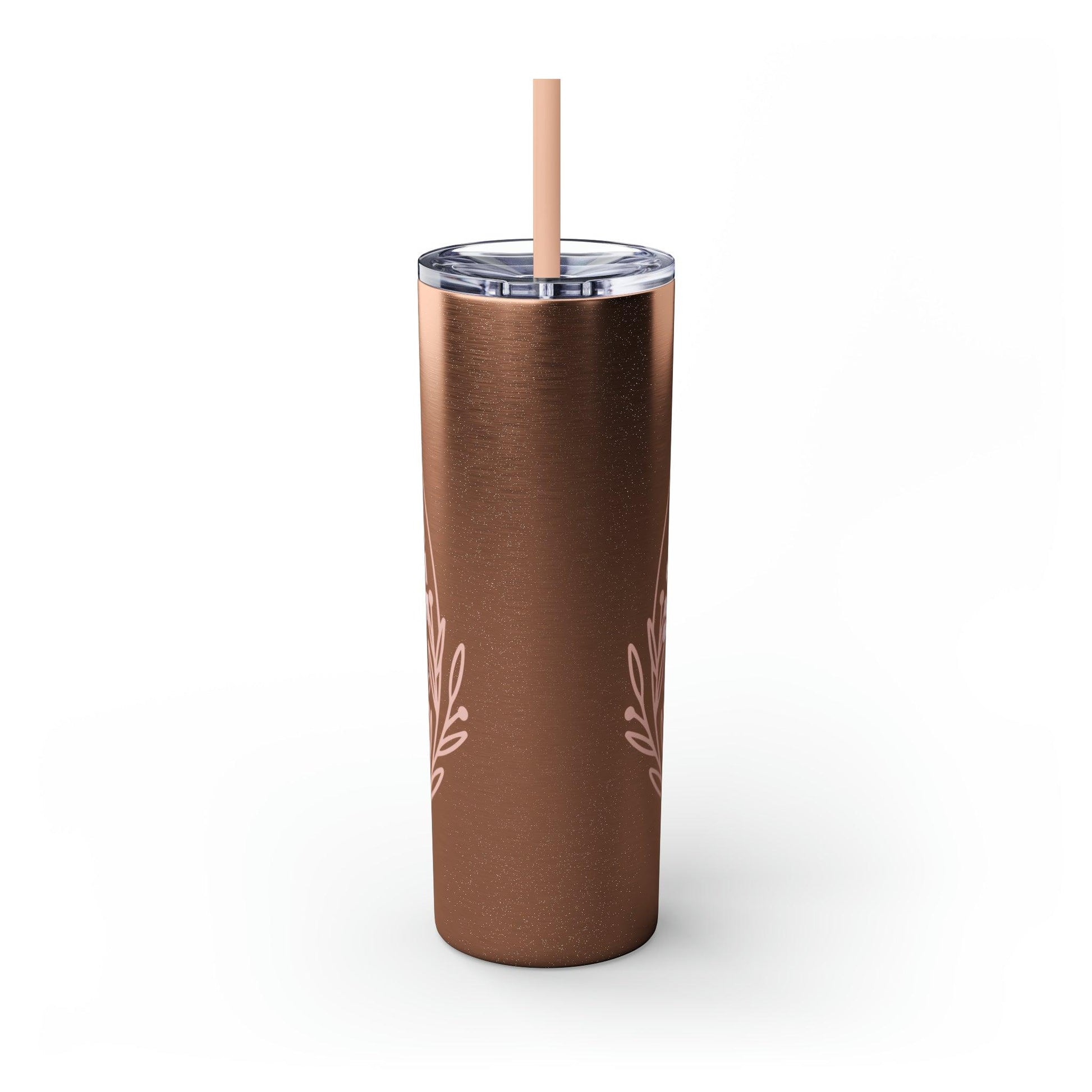 Coffeebre Skinny Mama Needs Coffee Tumbler with Straw, 20oz - COFFEEBRE