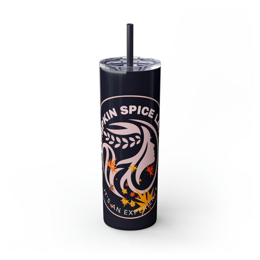 Coffeebre Skinny Pumpkin Spice Latte Tumbler with Straw, 20oz - COFFEEBRE