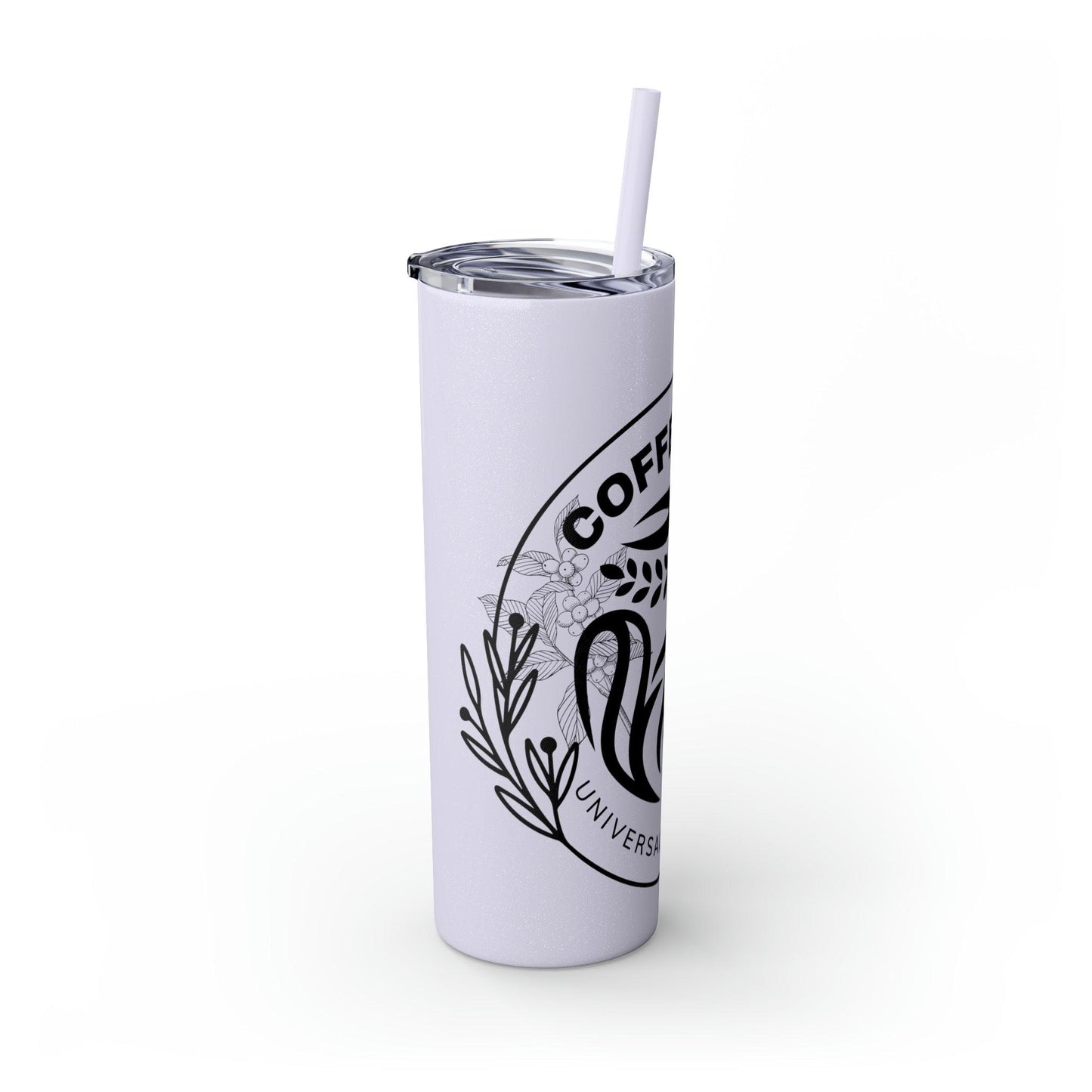 Coffeebre Skinny Travel Tumbler with Straw, 20oz - COFFEEBRE