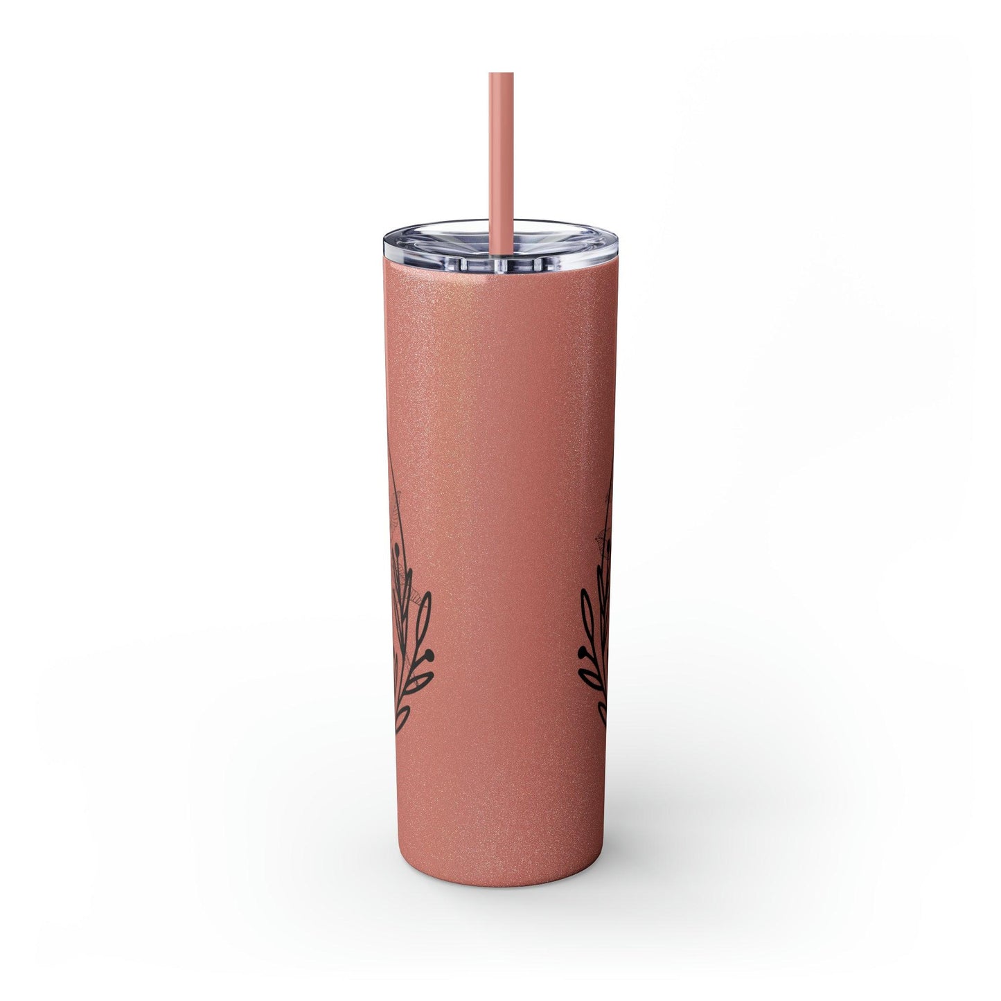 Coffeebre Skinny Travel Tumbler with Straw, 20oz - COFFEEBRE