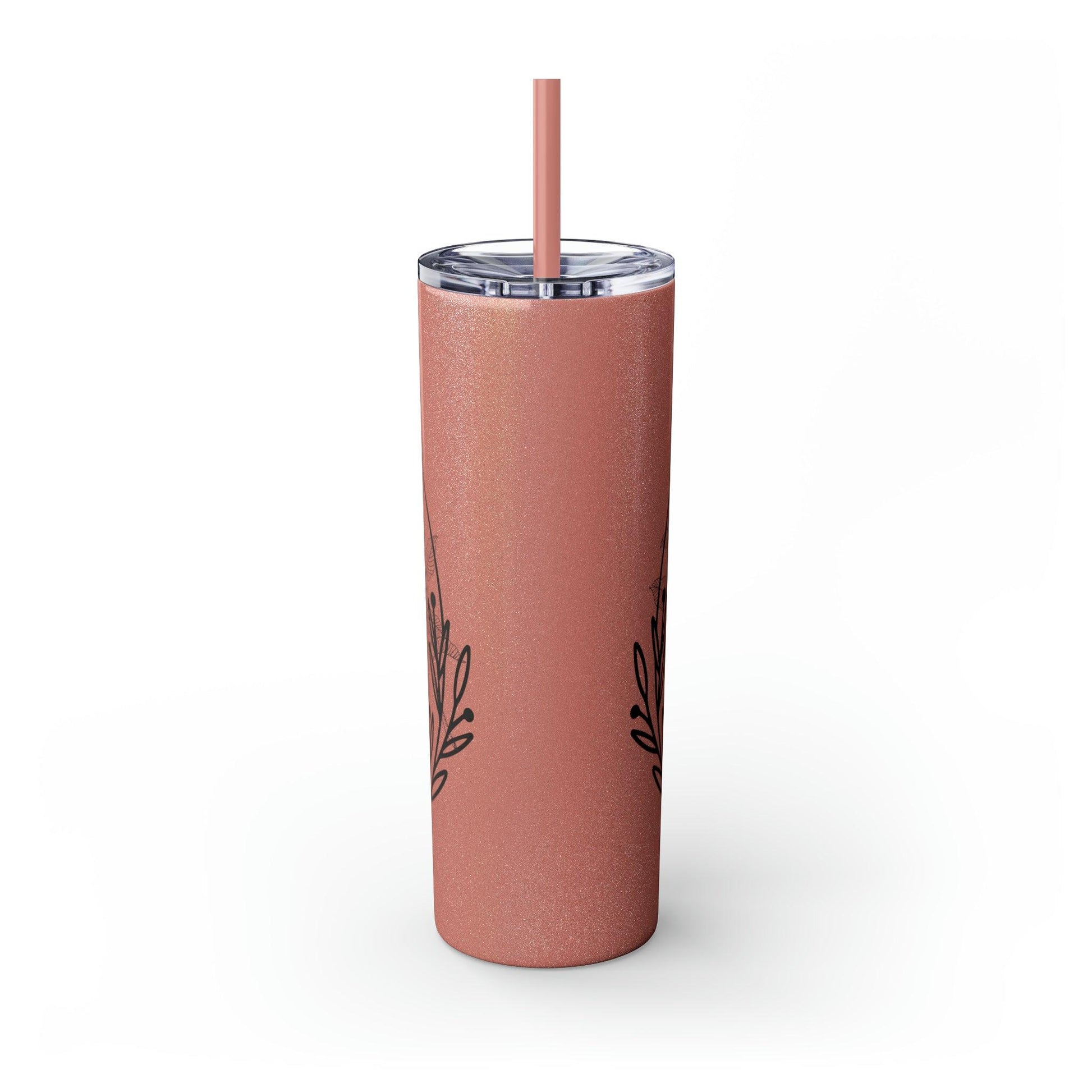 Coffeebre Skinny Travel Tumbler with Straw, 20oz - COFFEEBRE