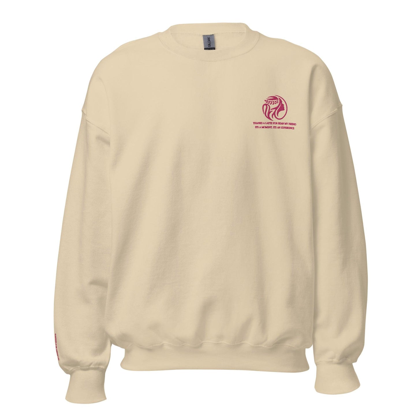 Coffeebre Unisex Embroidered Crewneck Sweater - COFFEEBRE