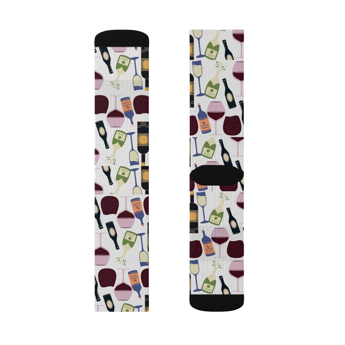 Date Night Wine Socks Gift