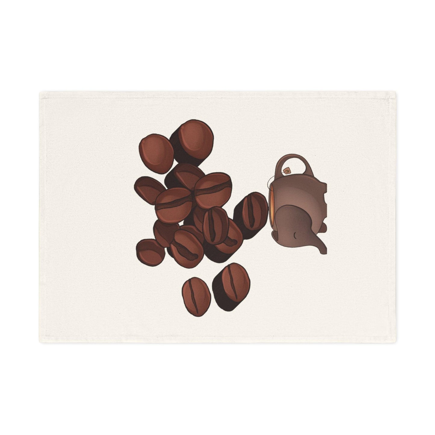 Eco-Friendly Cotton Coffee Bean Tea Towel