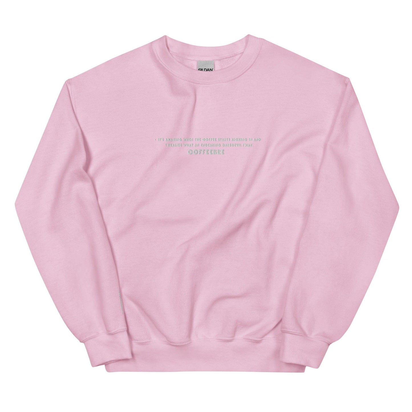 Embroidered Athleisure Unisex Sweatshirt - COFFEEBRE