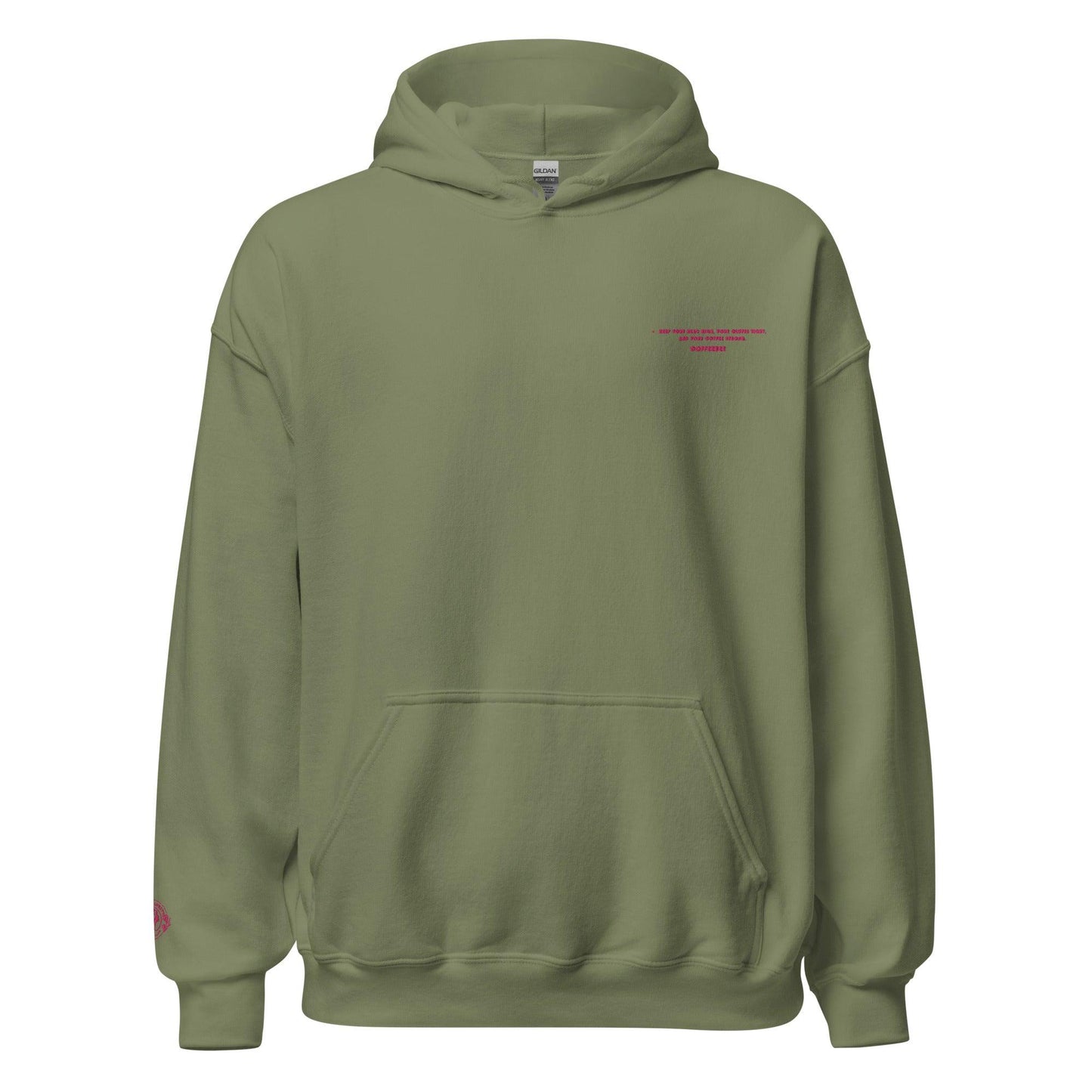 Embroidered Coffee Quote Unisex Hoodie - COFFEEBRE
