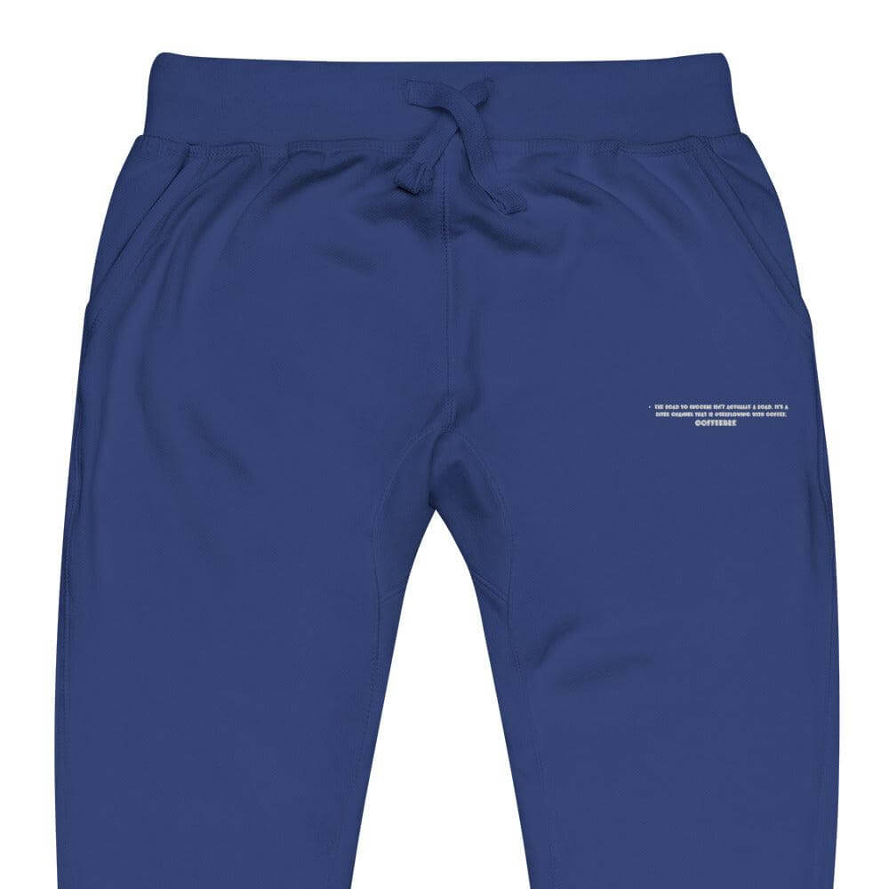 Embroidered Coffee Text Unisex Sweatpant - COFFEEBRE