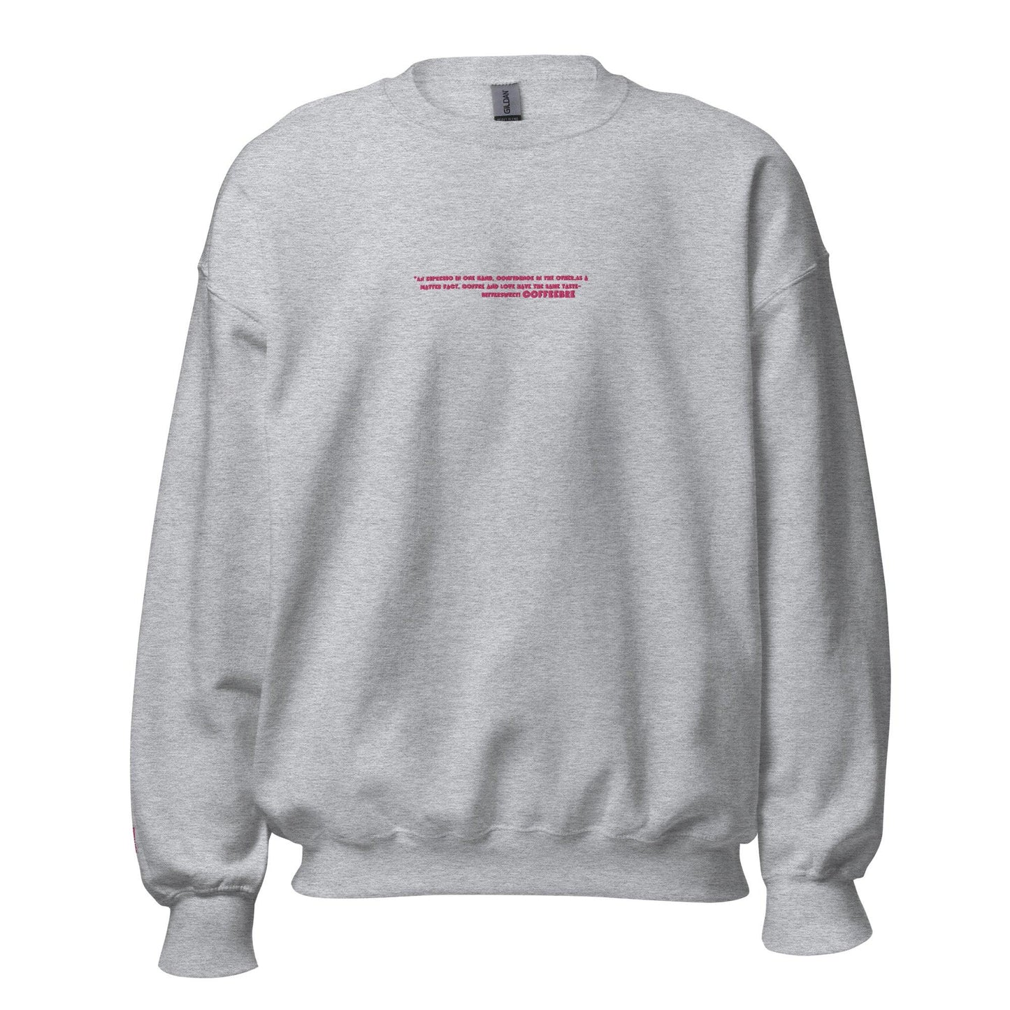 Embroidered Lifestyle Crewneck Coffee Unisex Sweatshirts - COFFEEBRE
