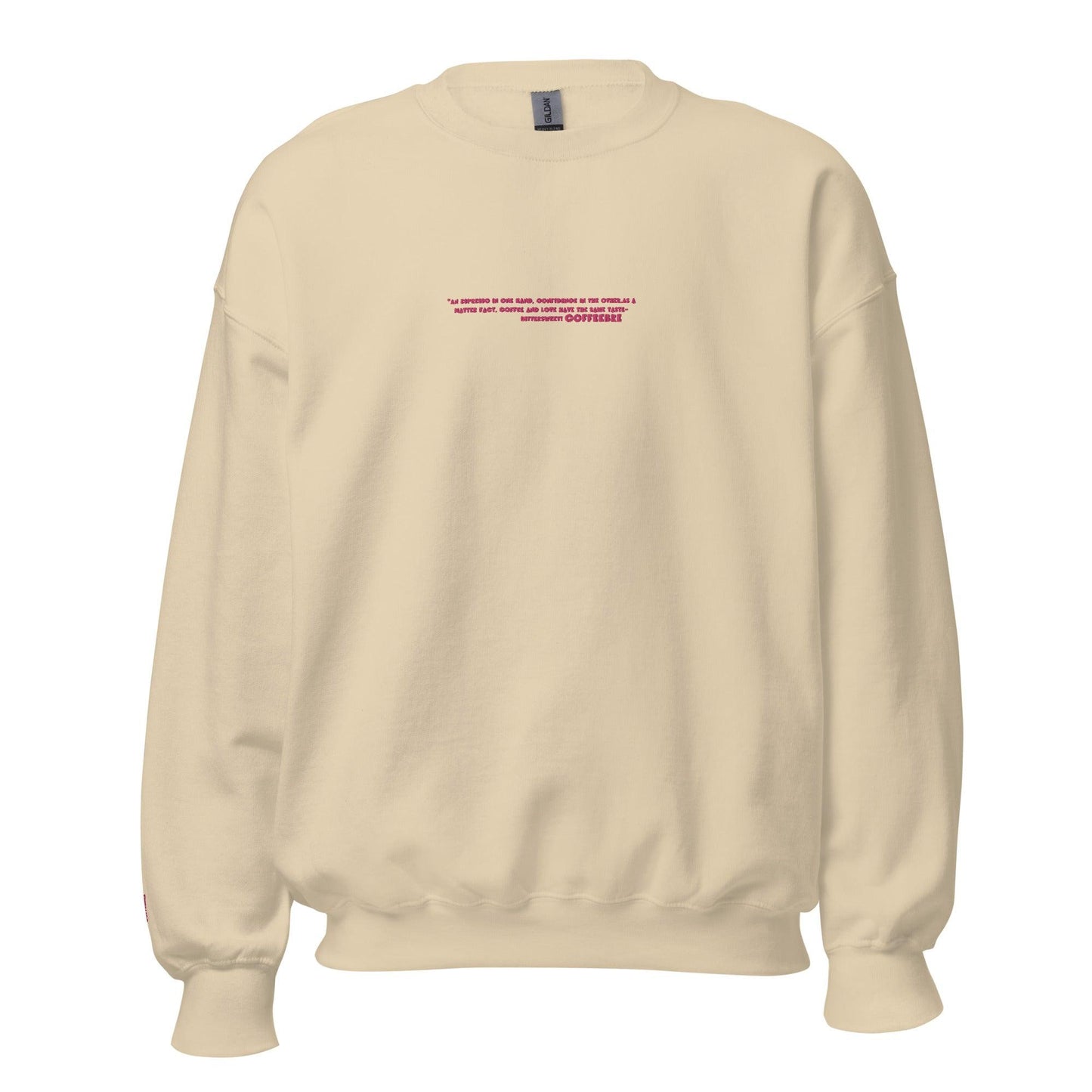 Embroidered Lifestyle Crewneck Coffee Unisex Sweatshirts - COFFEEBRE