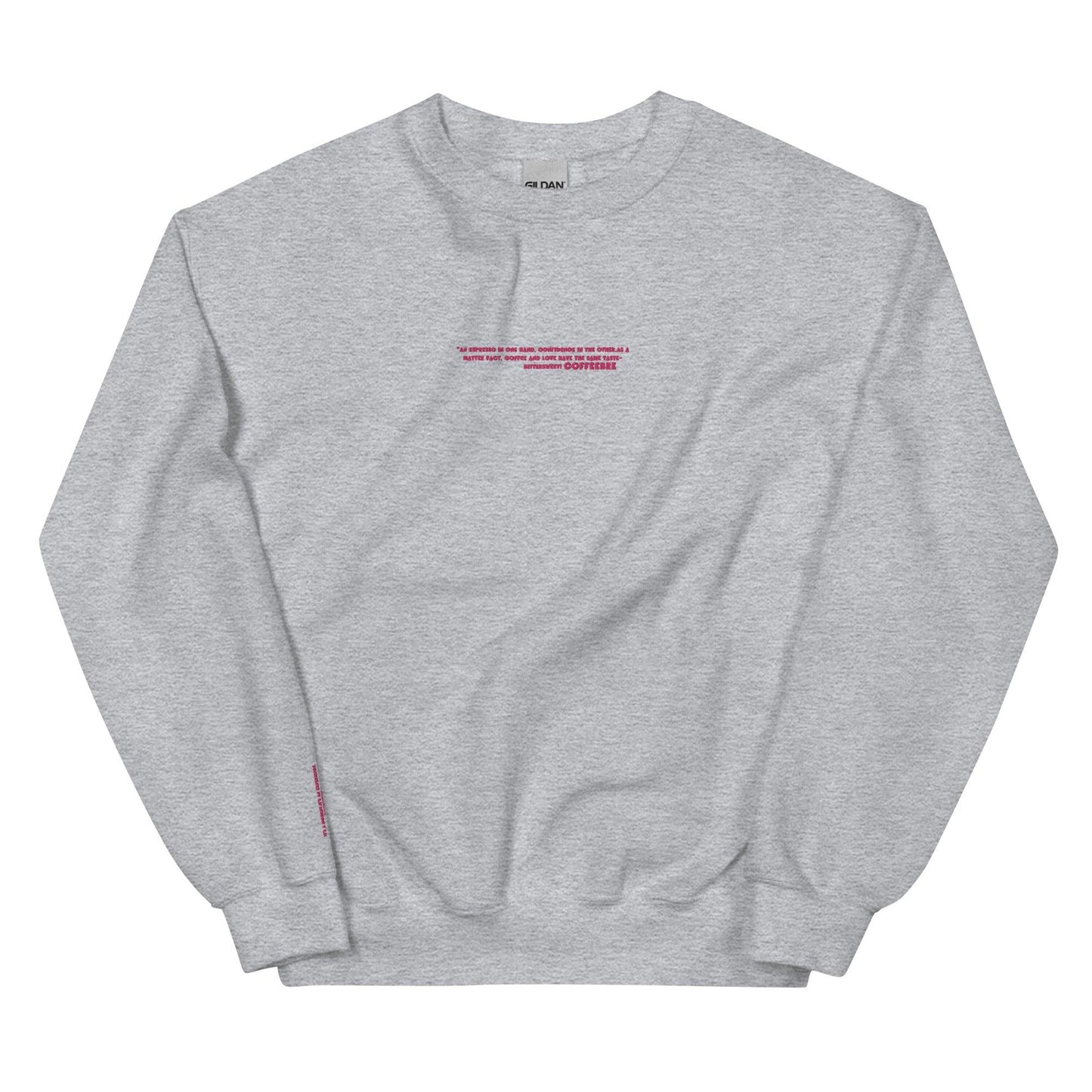 Embroidered Lifestyle Crewneck Coffee Unisex Sweatshirts - COFFEEBRE