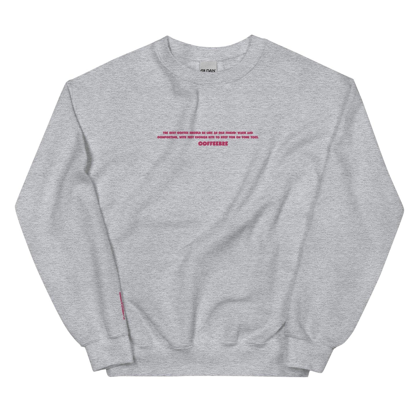 Embroidered Lifestyle Unisex Crewneck Sweatshirt - COFFEEBRE