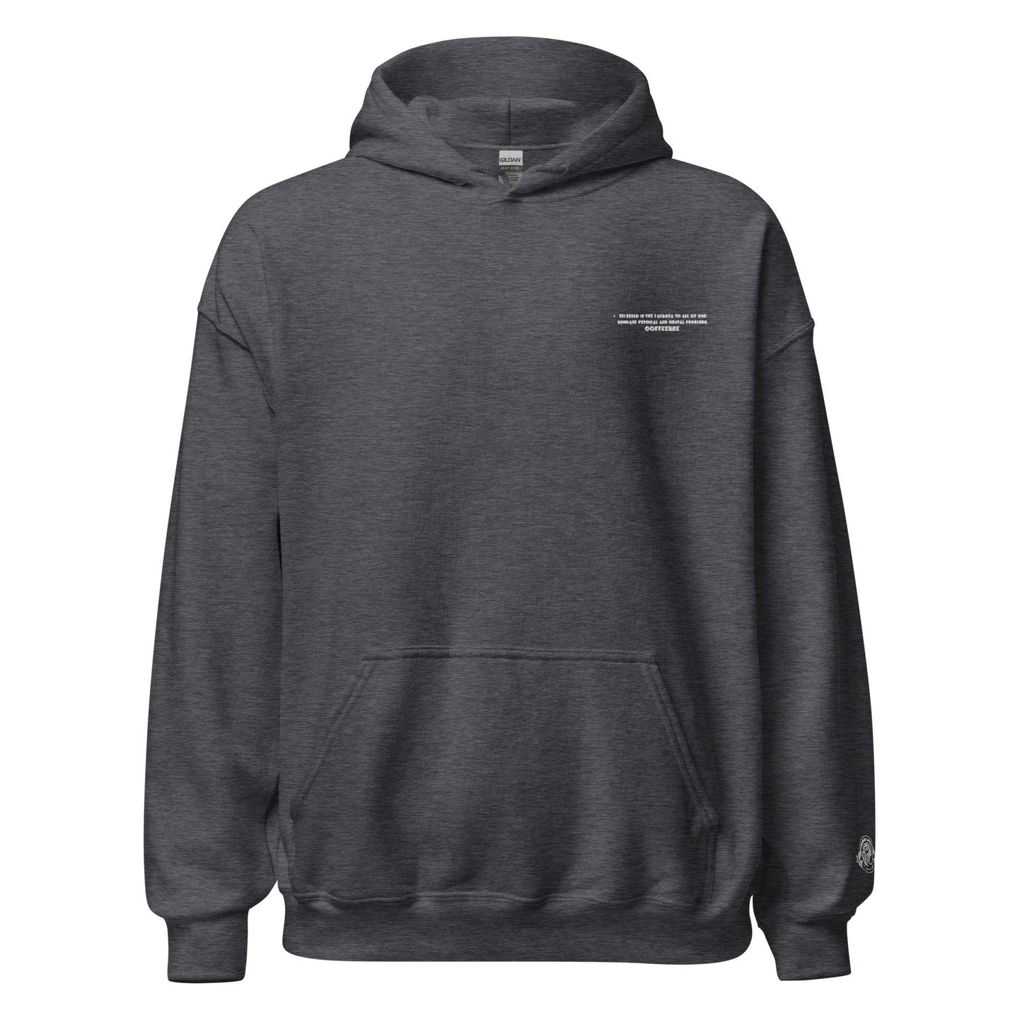 Embroidered Pullover Unisex Sweatshirt Hoodies - COFFEEBRE