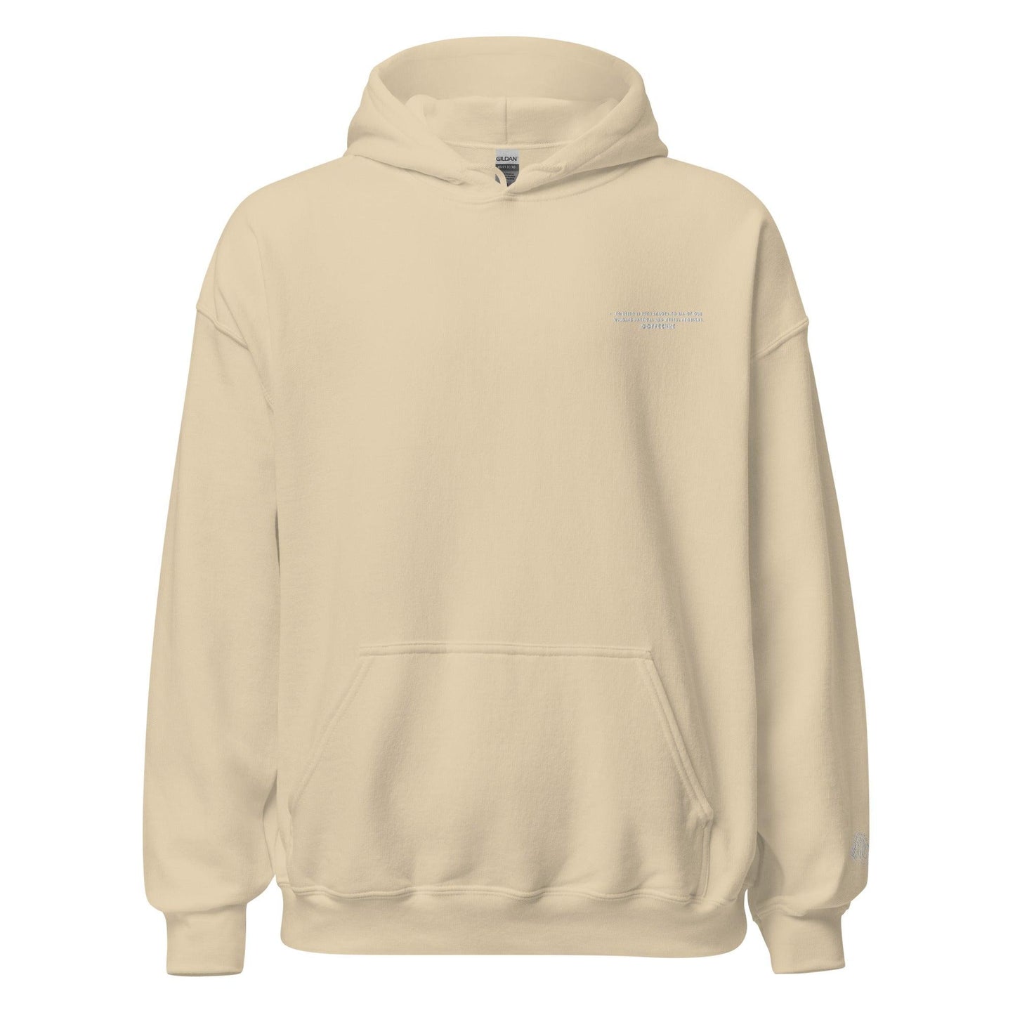 Embroidered Pullover Unisex Sweatshirt Hoodies - COFFEEBRE
