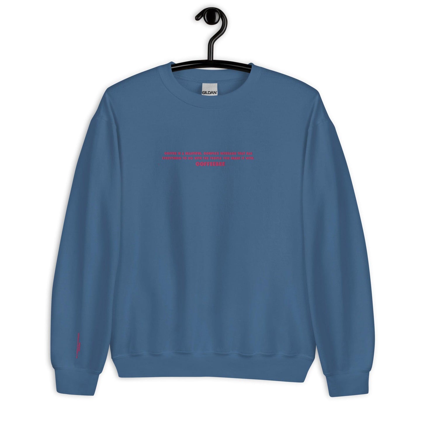Embroidered Unisex Coffee Lifestyle Sweatshirts - COFFEEBRE