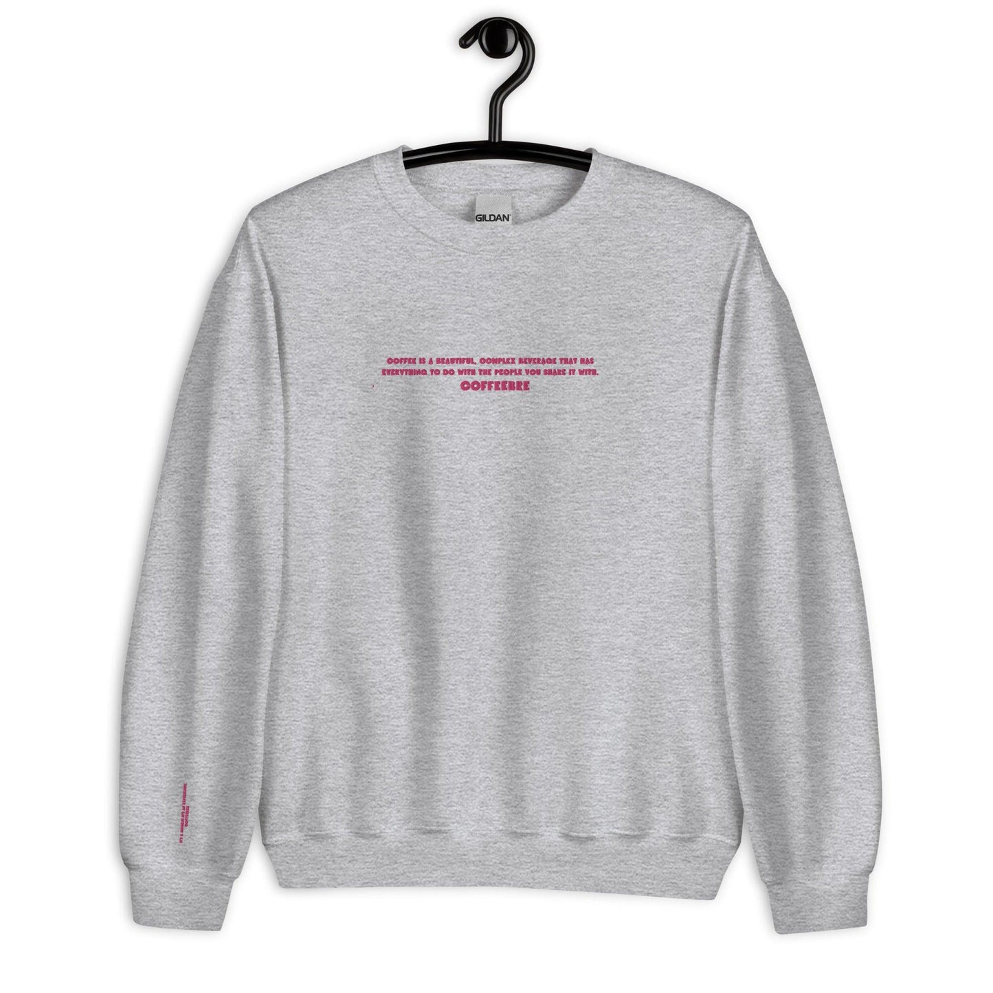 Embroidered Unisex Coffee Lifestyle Sweatshirts - COFFEEBRE