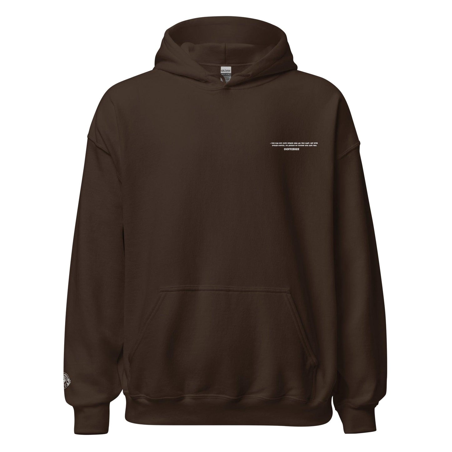 Embroidered Unisex Essential Hoodie - COFFEEBRE