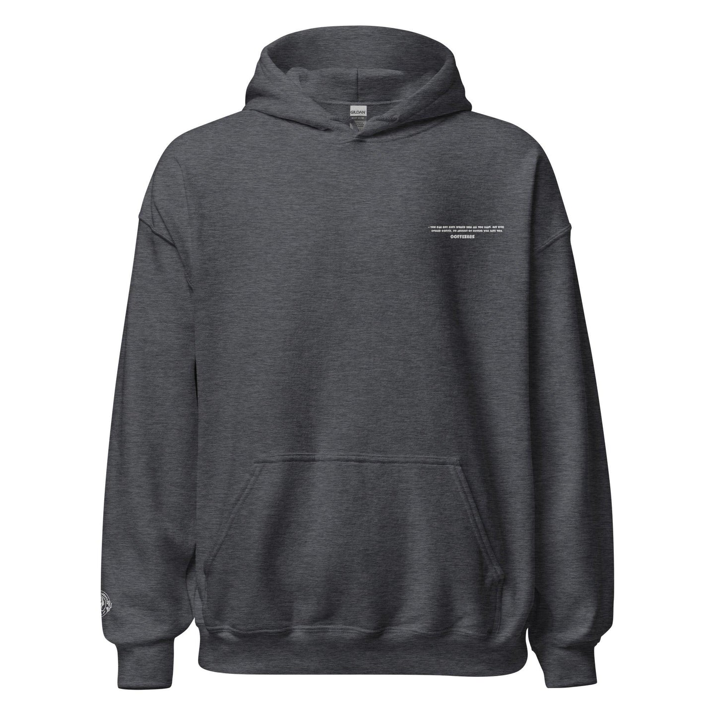 Embroidered Unisex Essential Hoodie - COFFEEBRE