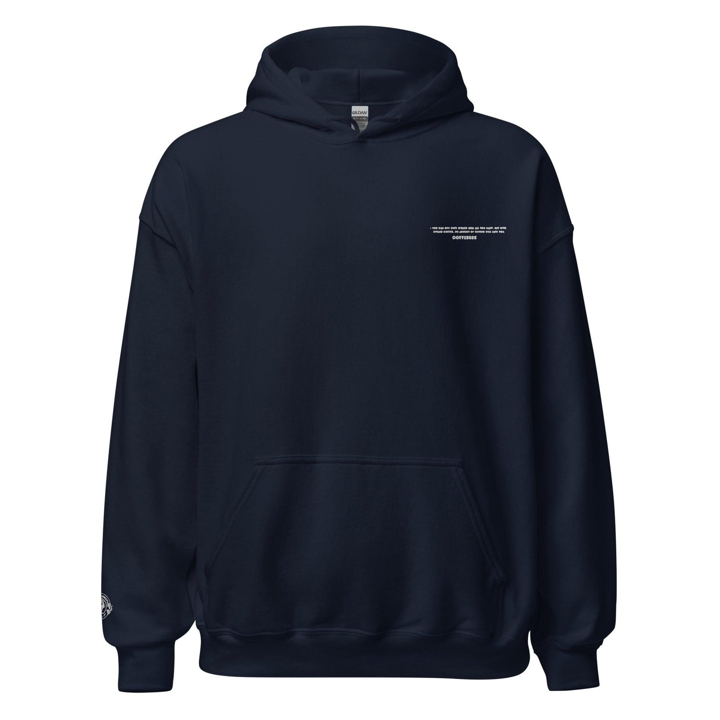 Embroidered Unisex Essential Hoodie - COFFEEBRE