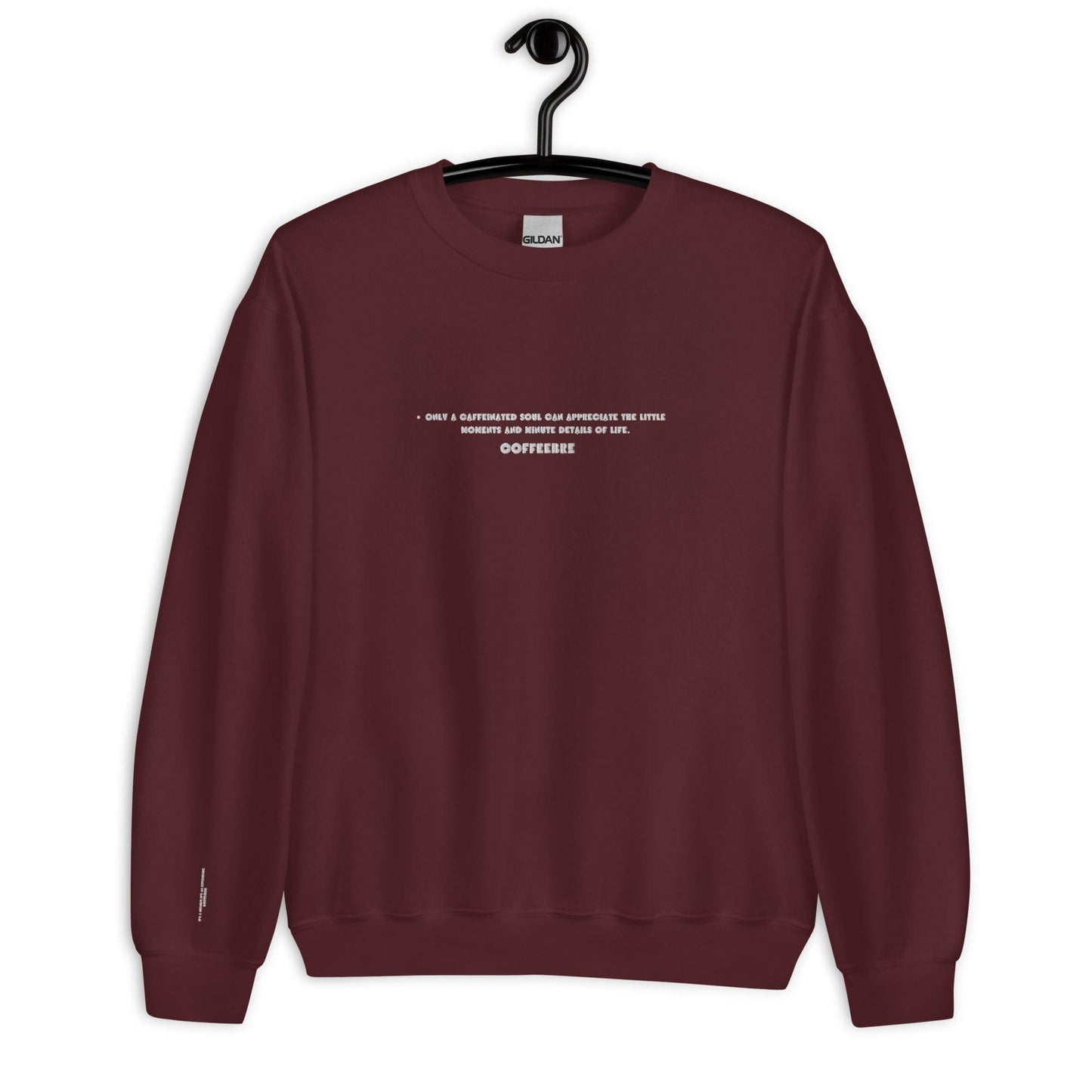Embroidered Unisex Yoga Sweatshirt - COFFEEBRE
