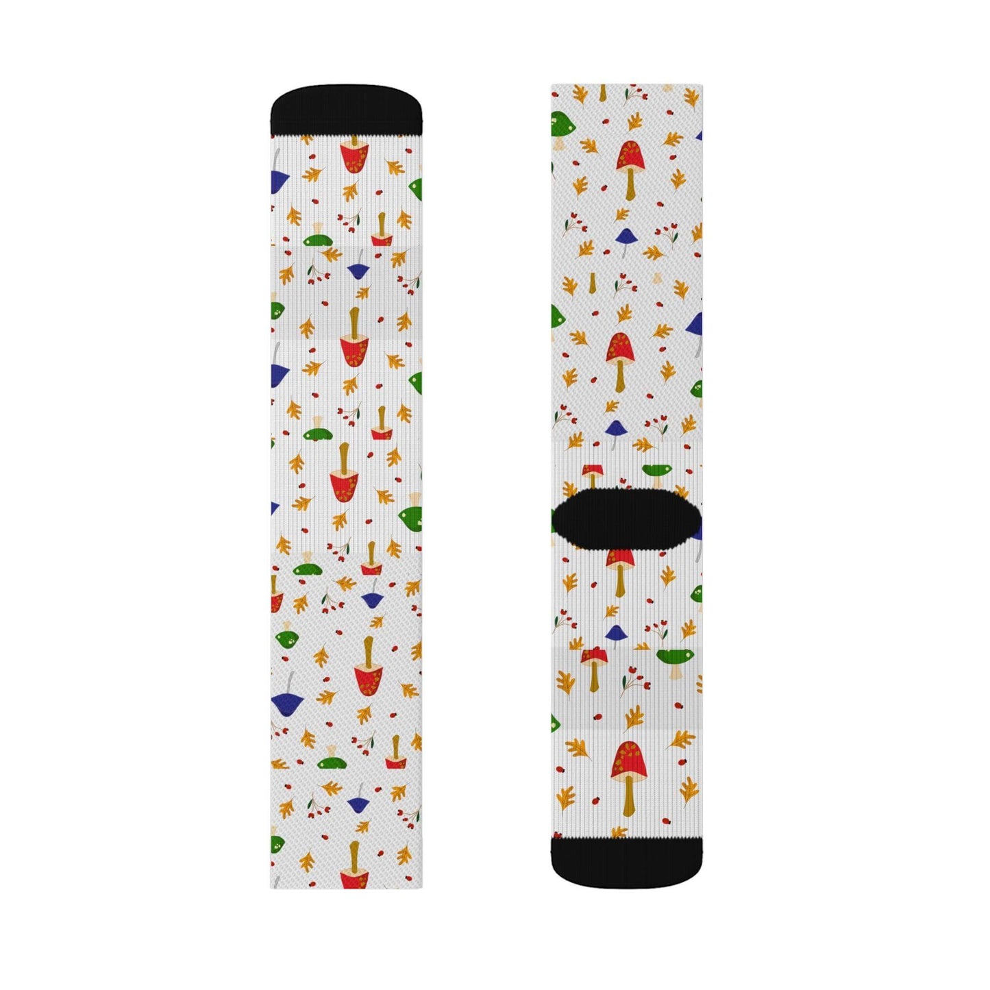 Floral Mushroom Coffee Socks