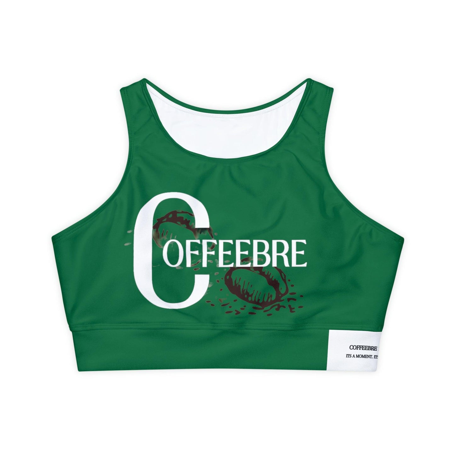 Fully Lined, Macha Padded Sports Bra - COFFEEBRE