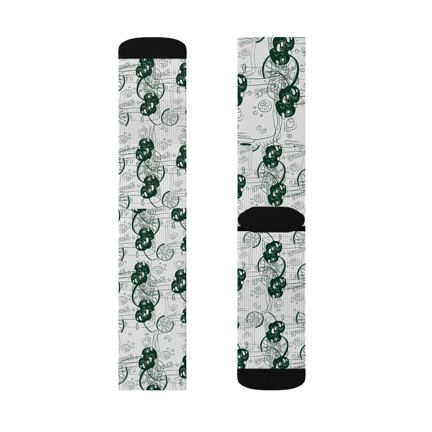 Glass of Gin and Tonic Socks - COFFEEBRE