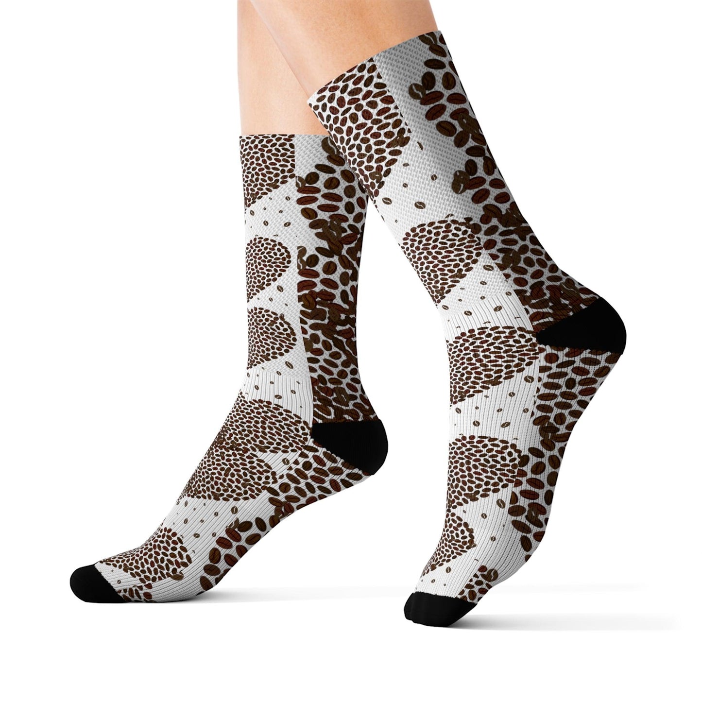 Heart Shaped Coffee Beans Socks Gift