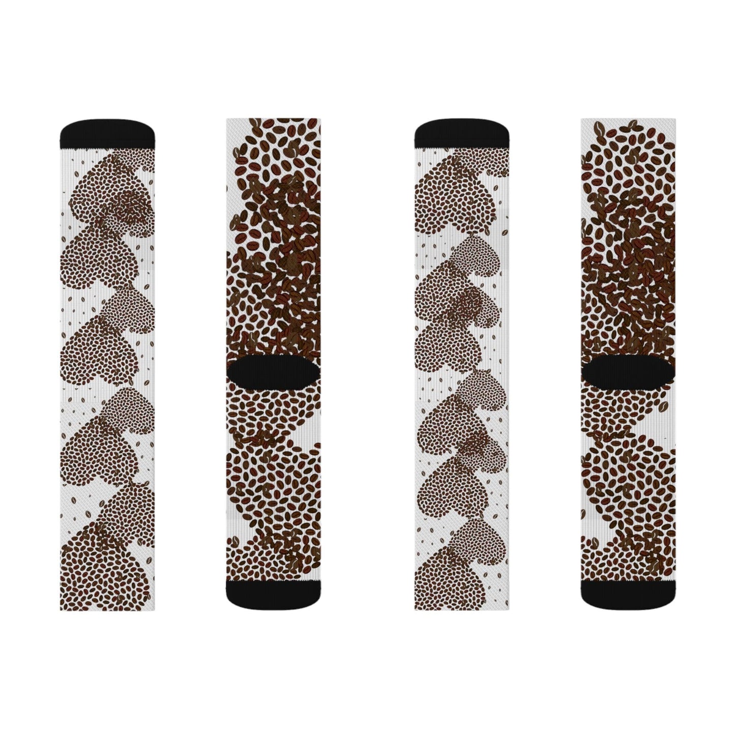 Heart Shaped Coffee Beans Socks Gift