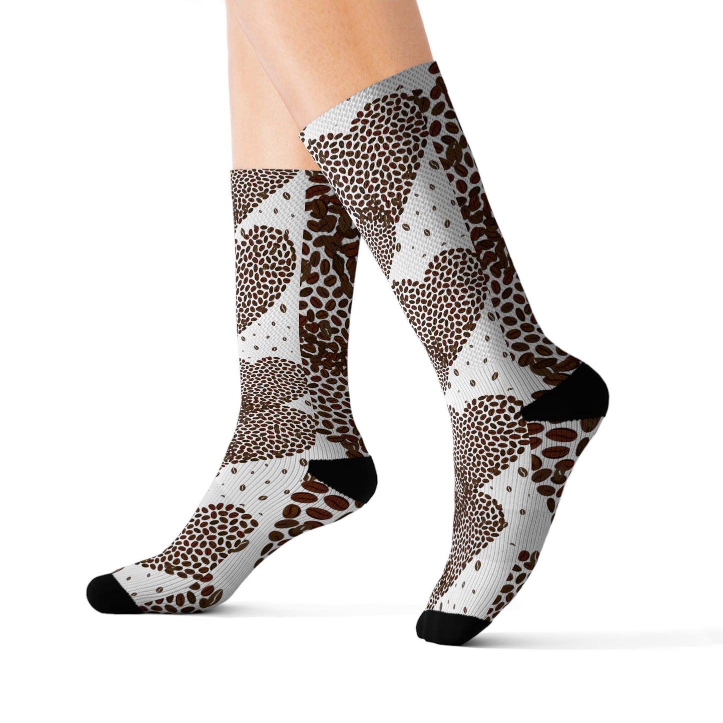 Heart Shaped Coffee Beans Socks Gift
