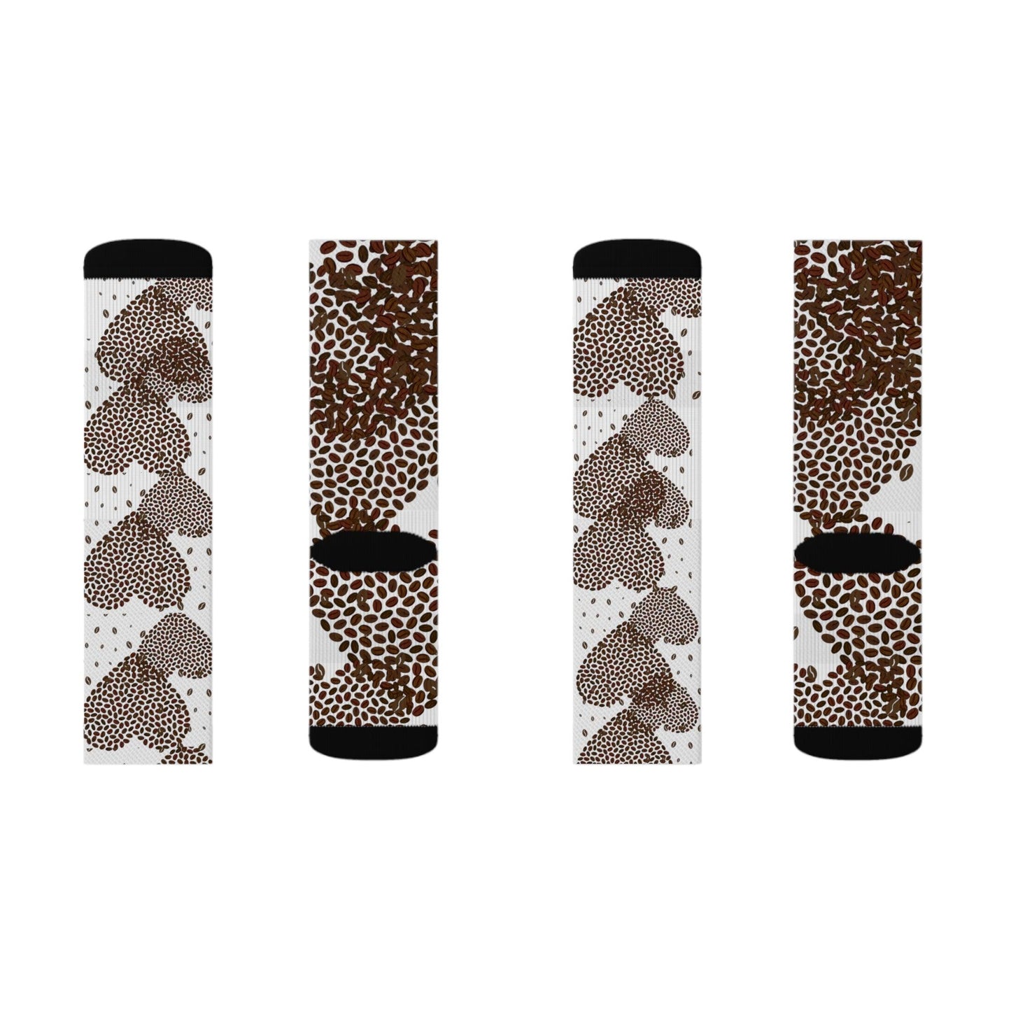 Heart Shaped Coffee Beans Socks Gift