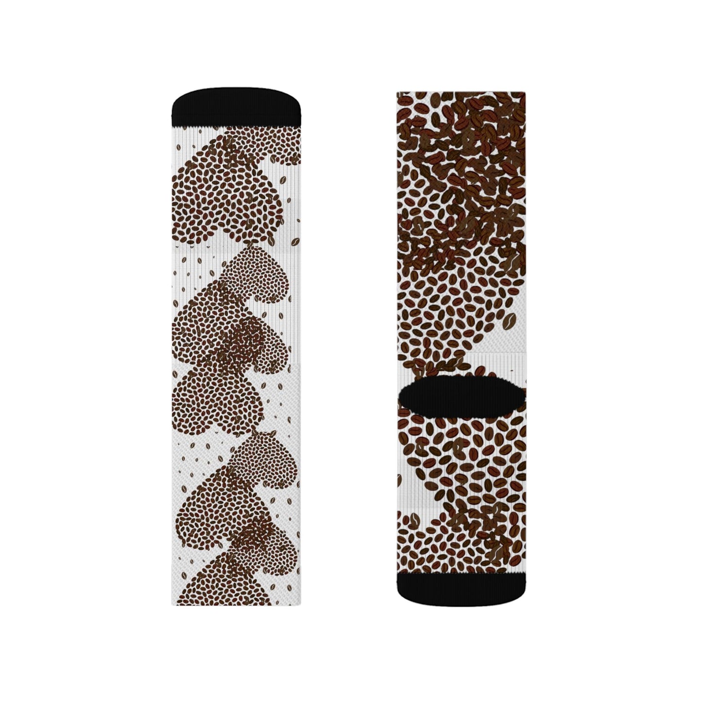 Heart Shaped Coffee Beans Socks Gift