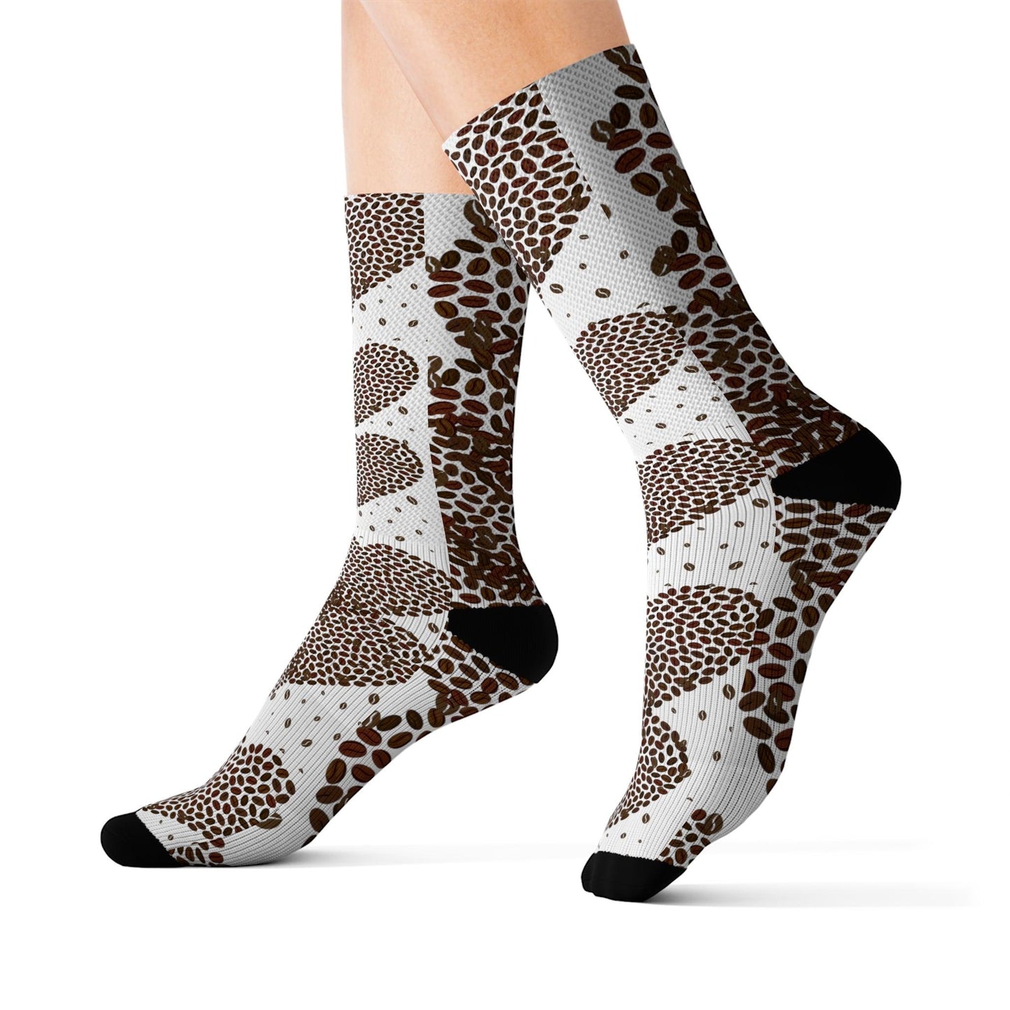 Heart Shaped Coffee Beans Socks Gift
