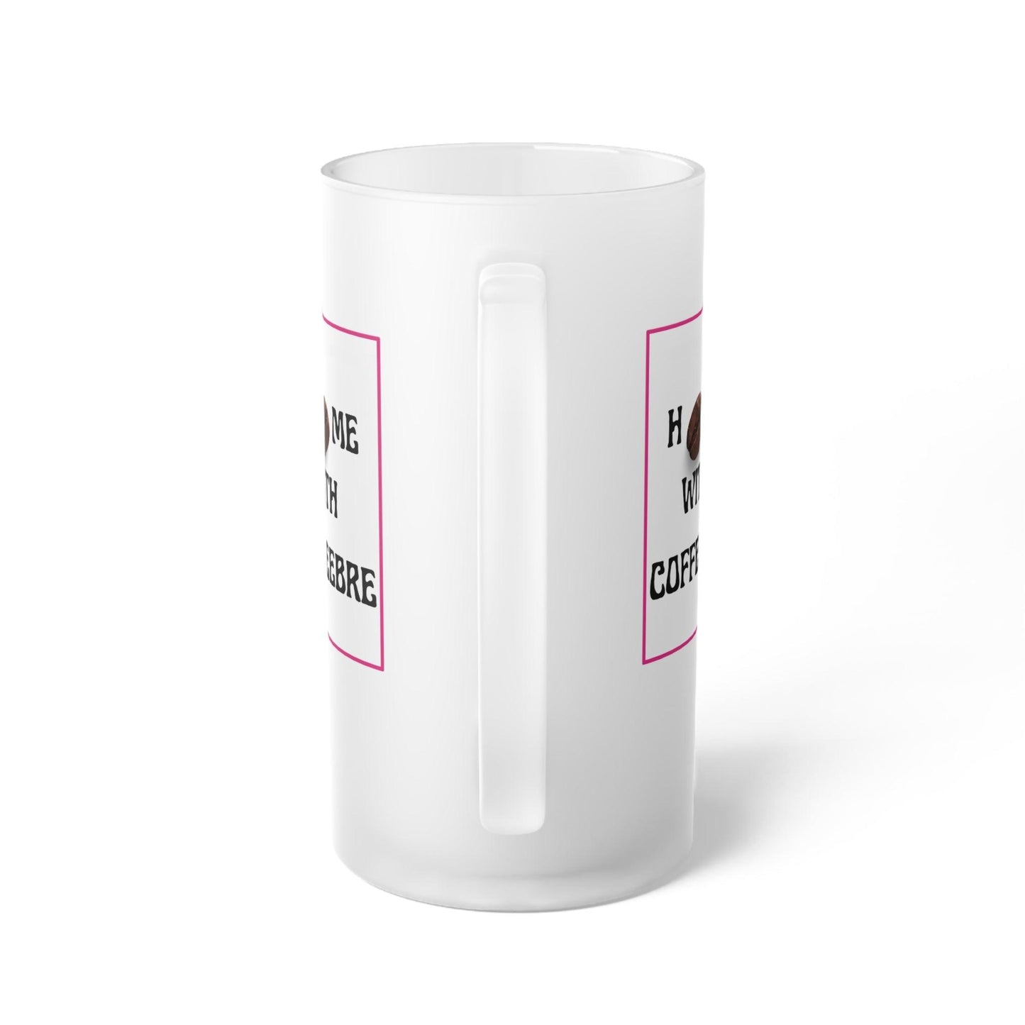 Home With Coffeebre Frosted Glass Latte Mug - COFFEEBRE