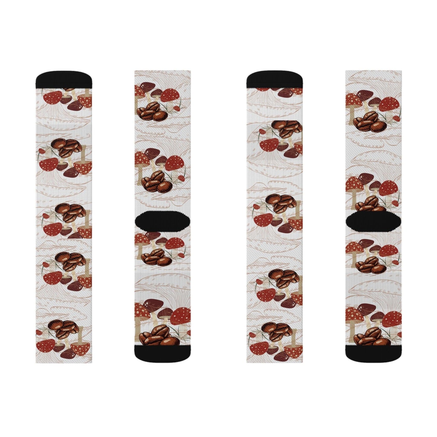 Mushroom Coffee Socks Gift