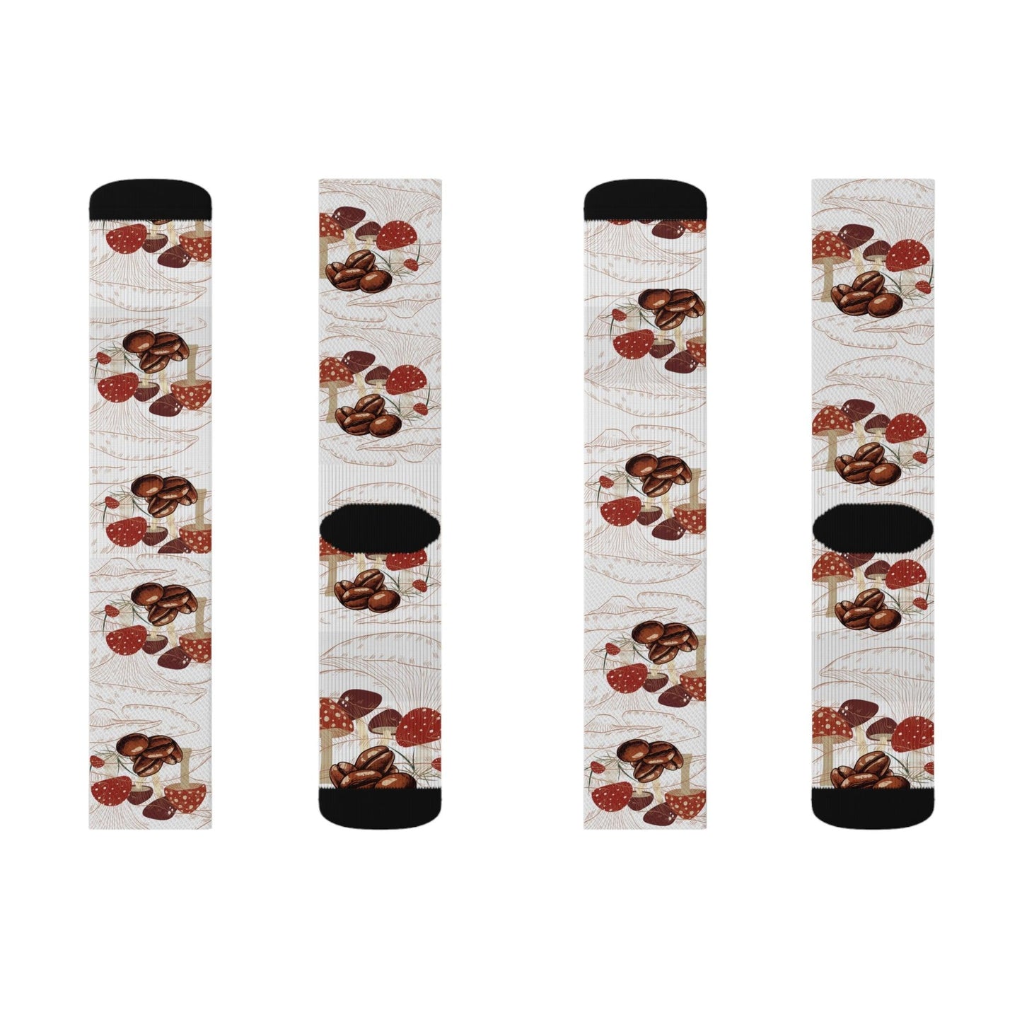Mushroom Coffee Socks Gift