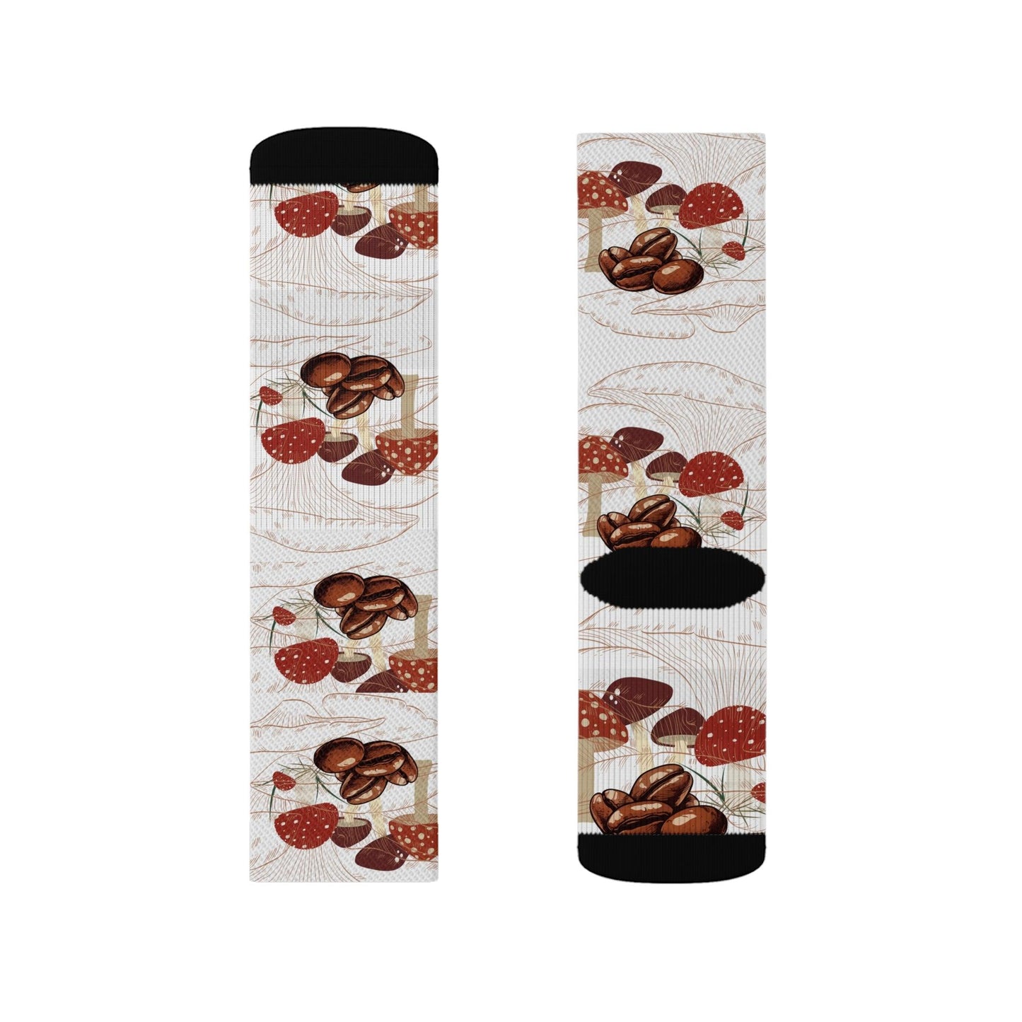 Mushroom Coffee Socks Gift