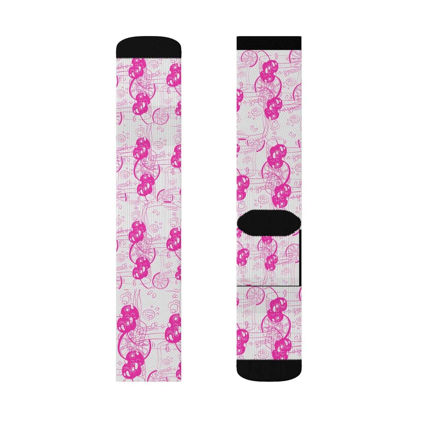 Pink Gin Cocktail Socks Gift
